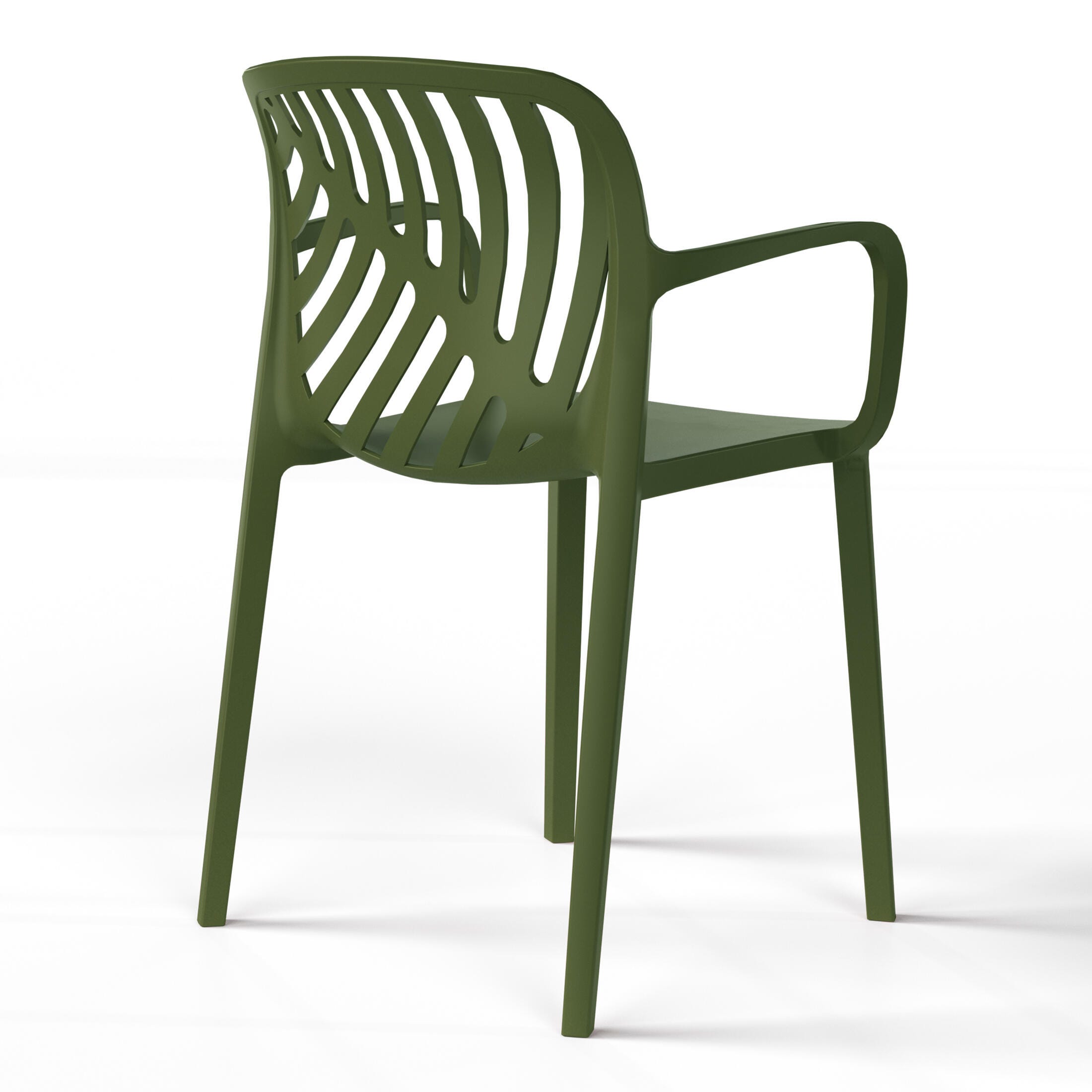 Westin Furniture Haven Solid Outdoor Dining Table and 4 Chairs, Olive Green, large