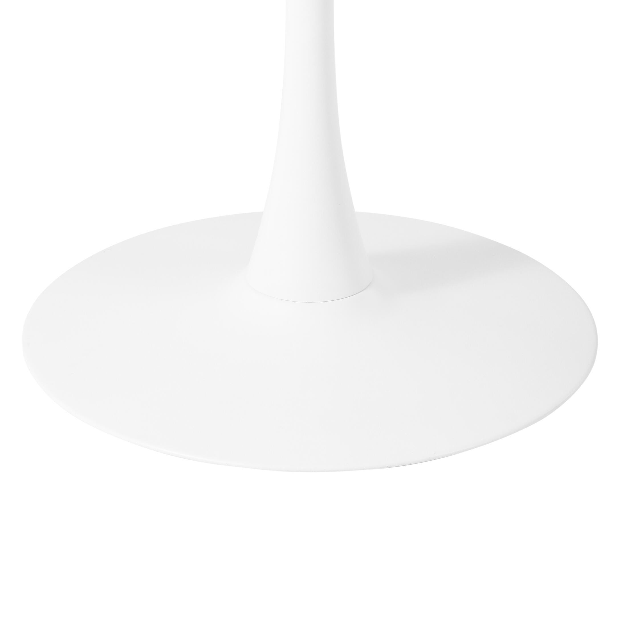 Westin Furniture Sol Outdoor Dining Table and 4 Chairs, White, large