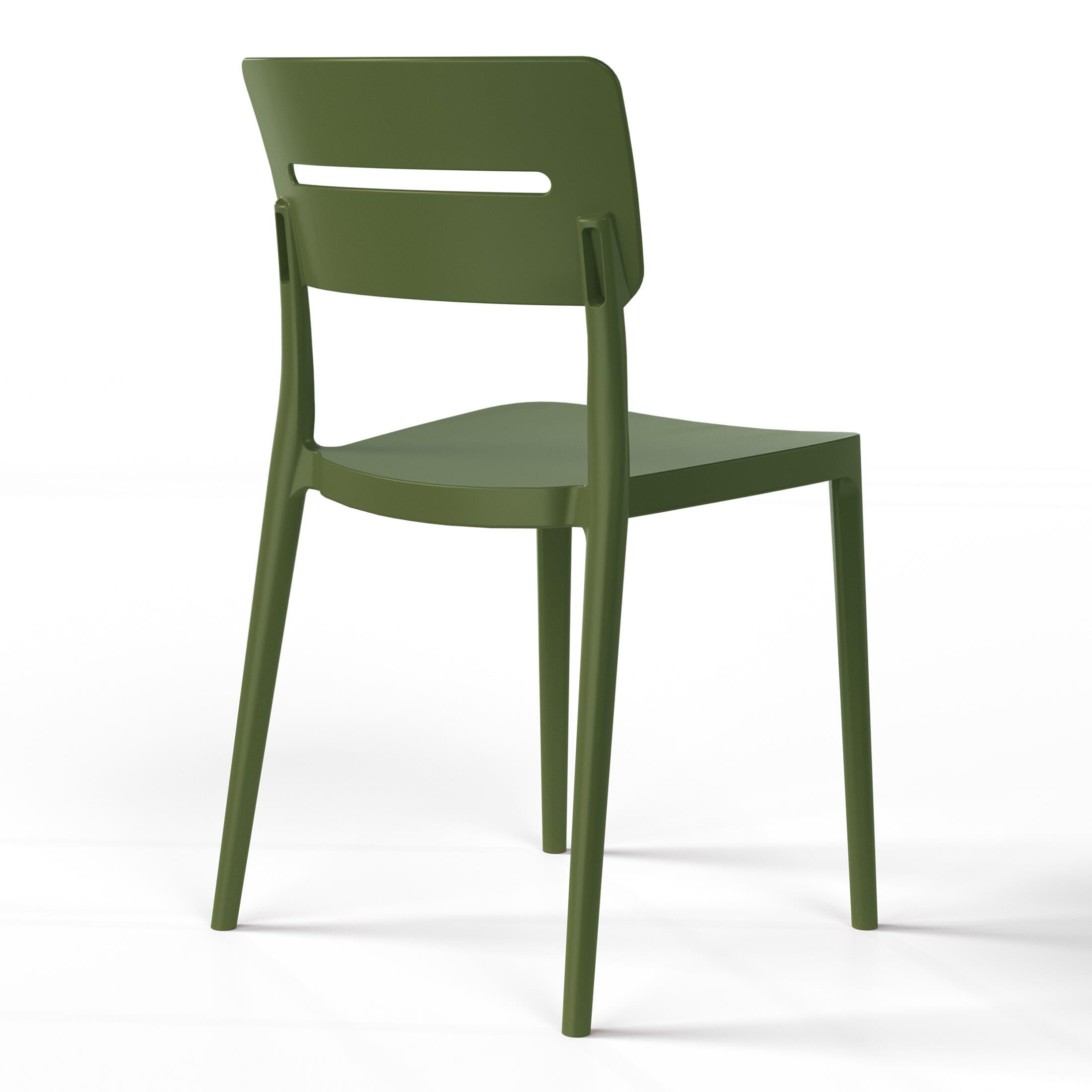Westin Furniture Meadow Outdoor Dining Table and 4 Chairs, Olive Green, large