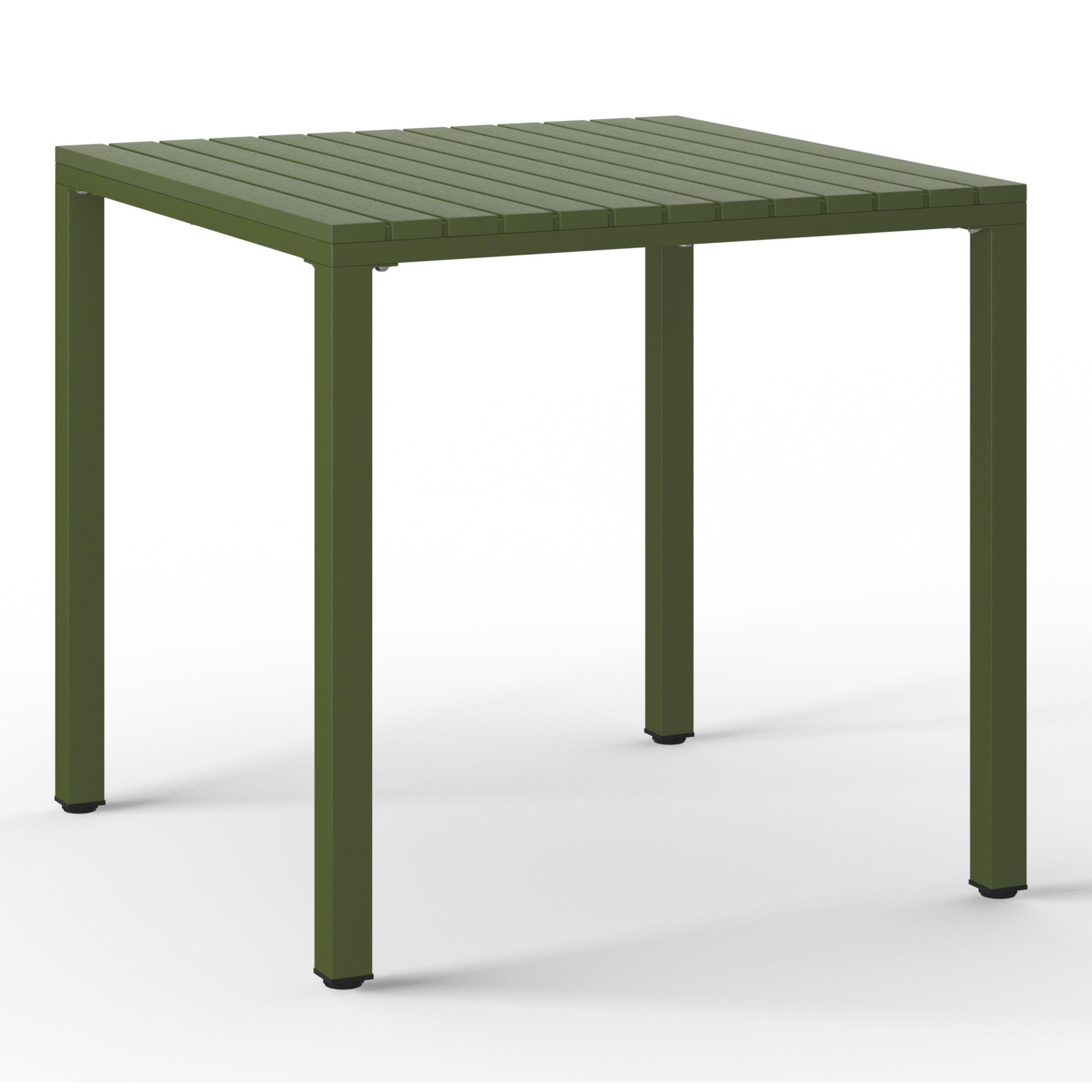 Westin Furniture Rhode Solid Outdoor Dining Table and 4 Chairs, Olive Green, large
