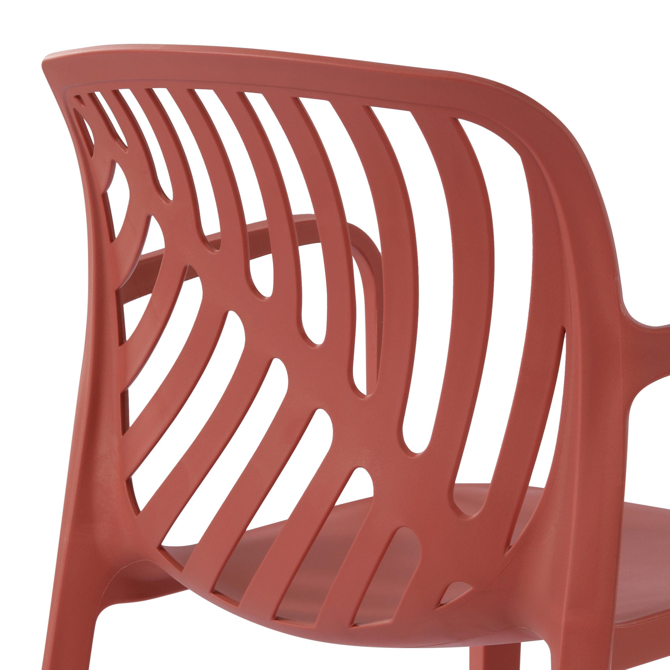 Westin Furniture Haven Outdoor Dining Table and 4 Chairs, Red, large
