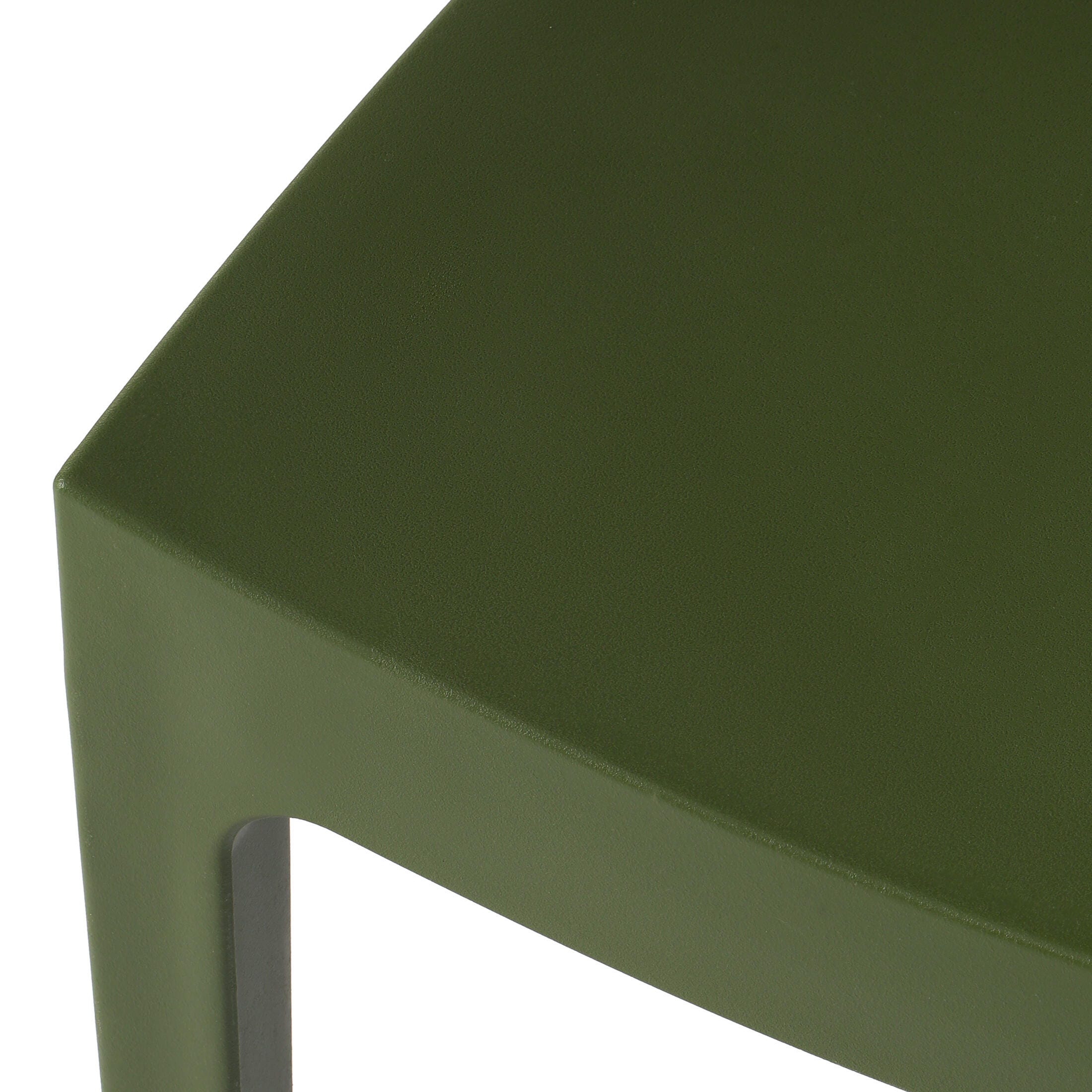 Westin Furniture Marbella Outdoor Dining Table and 6 Chairs, Olive Green, large