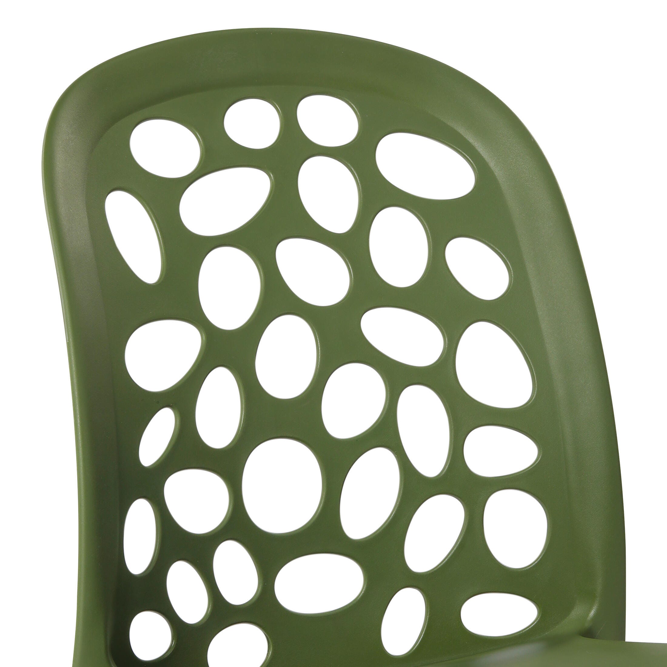 Westin Furniture Vivienne Outdoor Dining Table and 6 Chairs, Olive Green, large