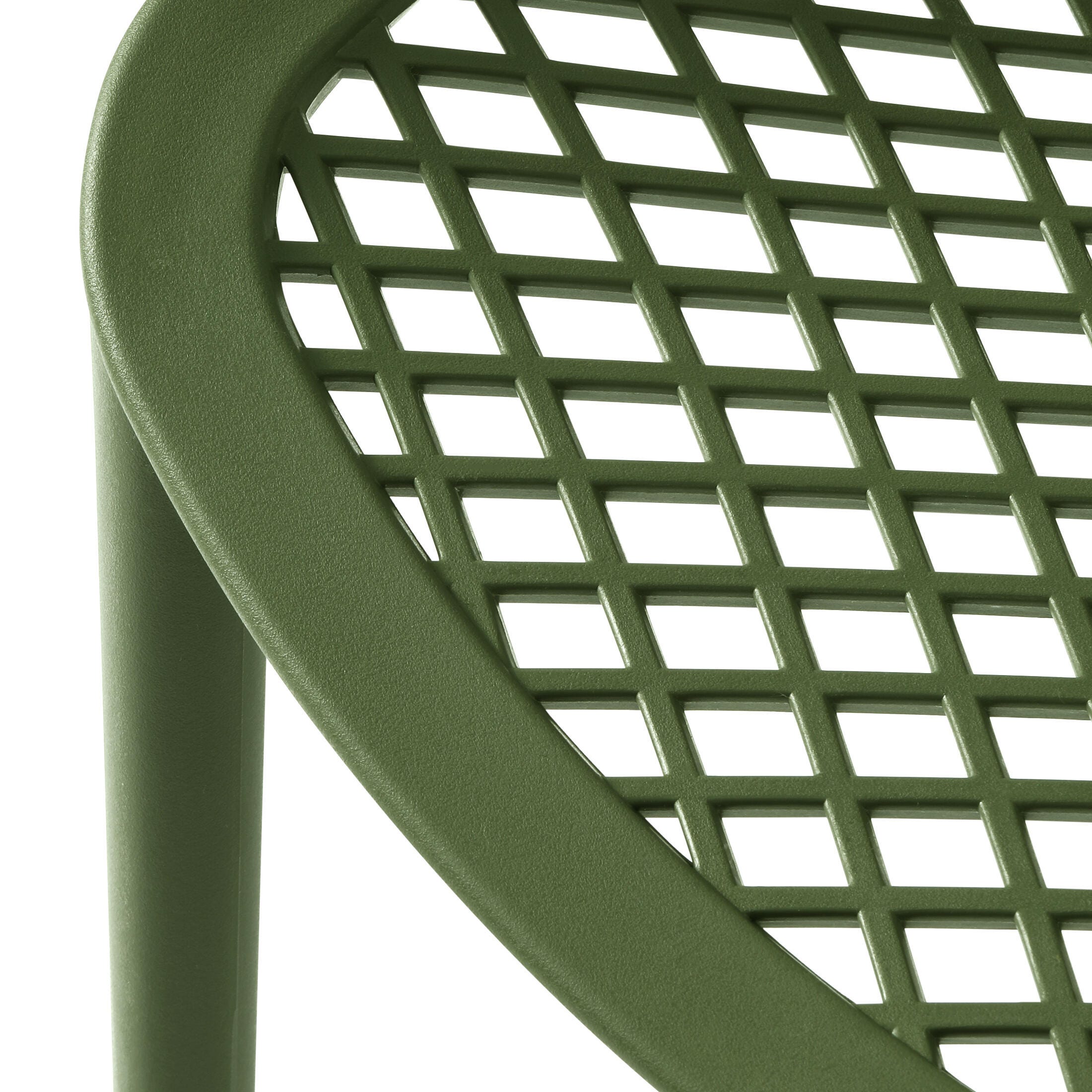 Westin Furniture Rhode Outdoor Dining Table and 6 Chairs, Olive Green, large
