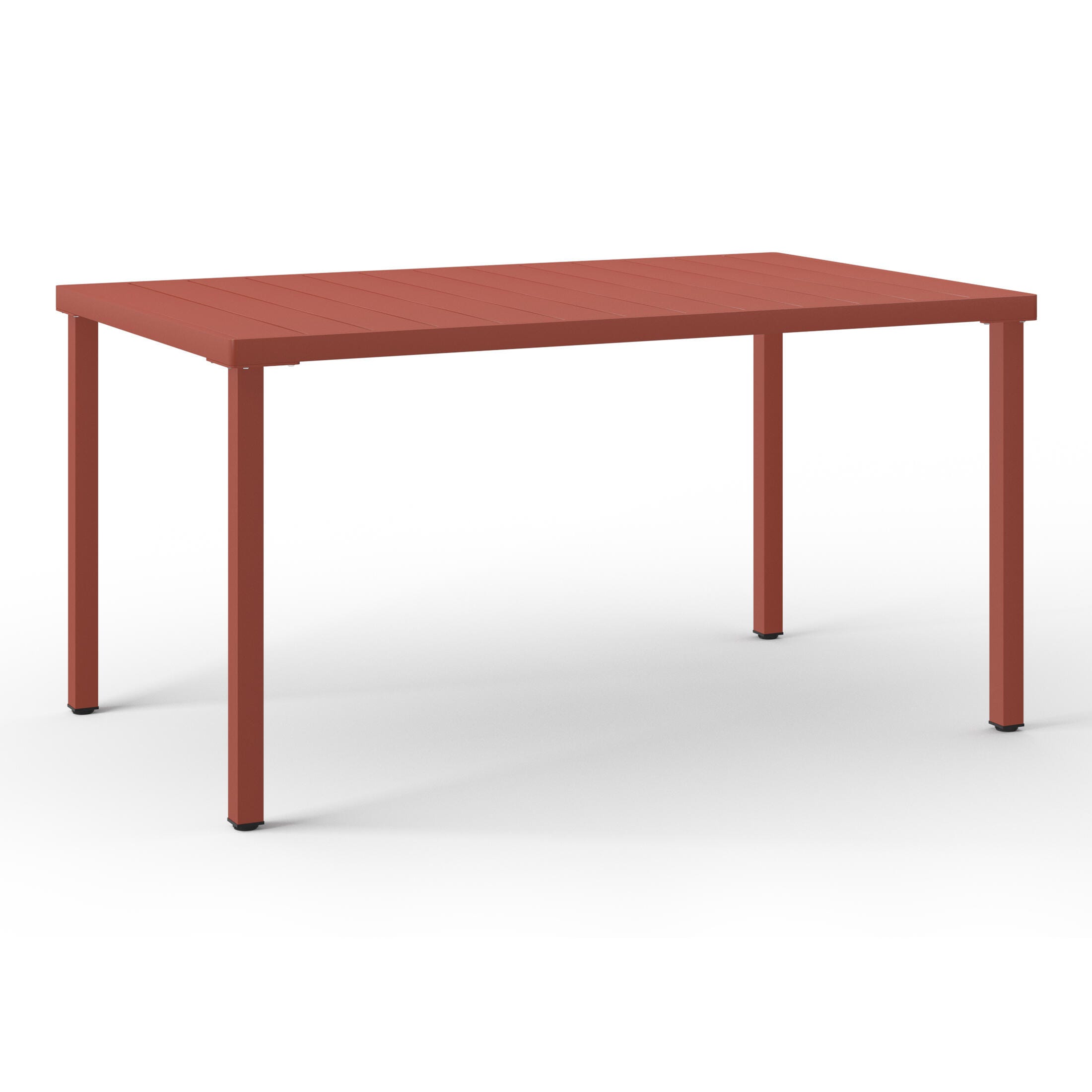 Westin Furniture Valencia Outdoor Dining Table and 6 Chairs, Red, large