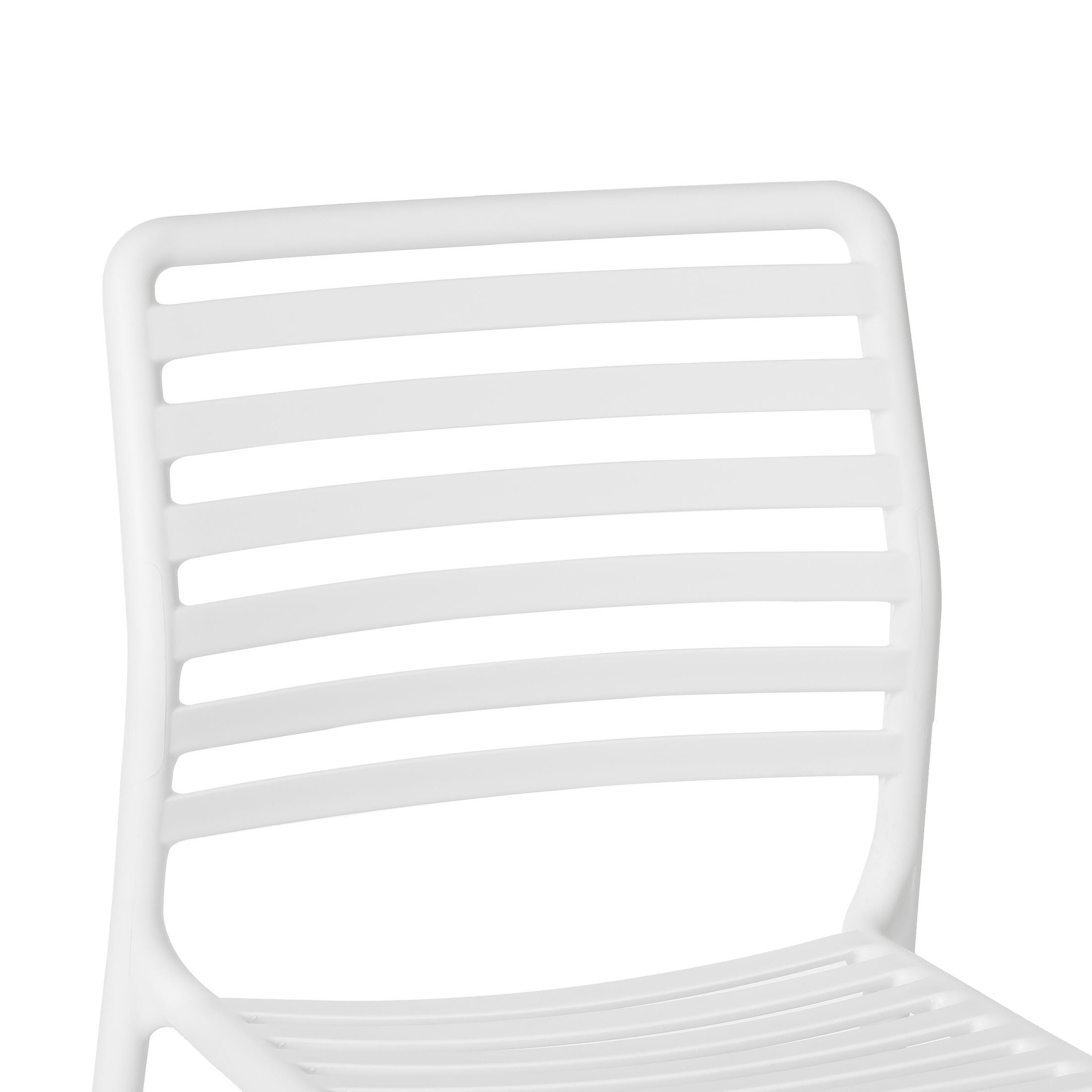 Westin Furniture Juniper Outdoor Dining Table and 6 Chairs, White, large