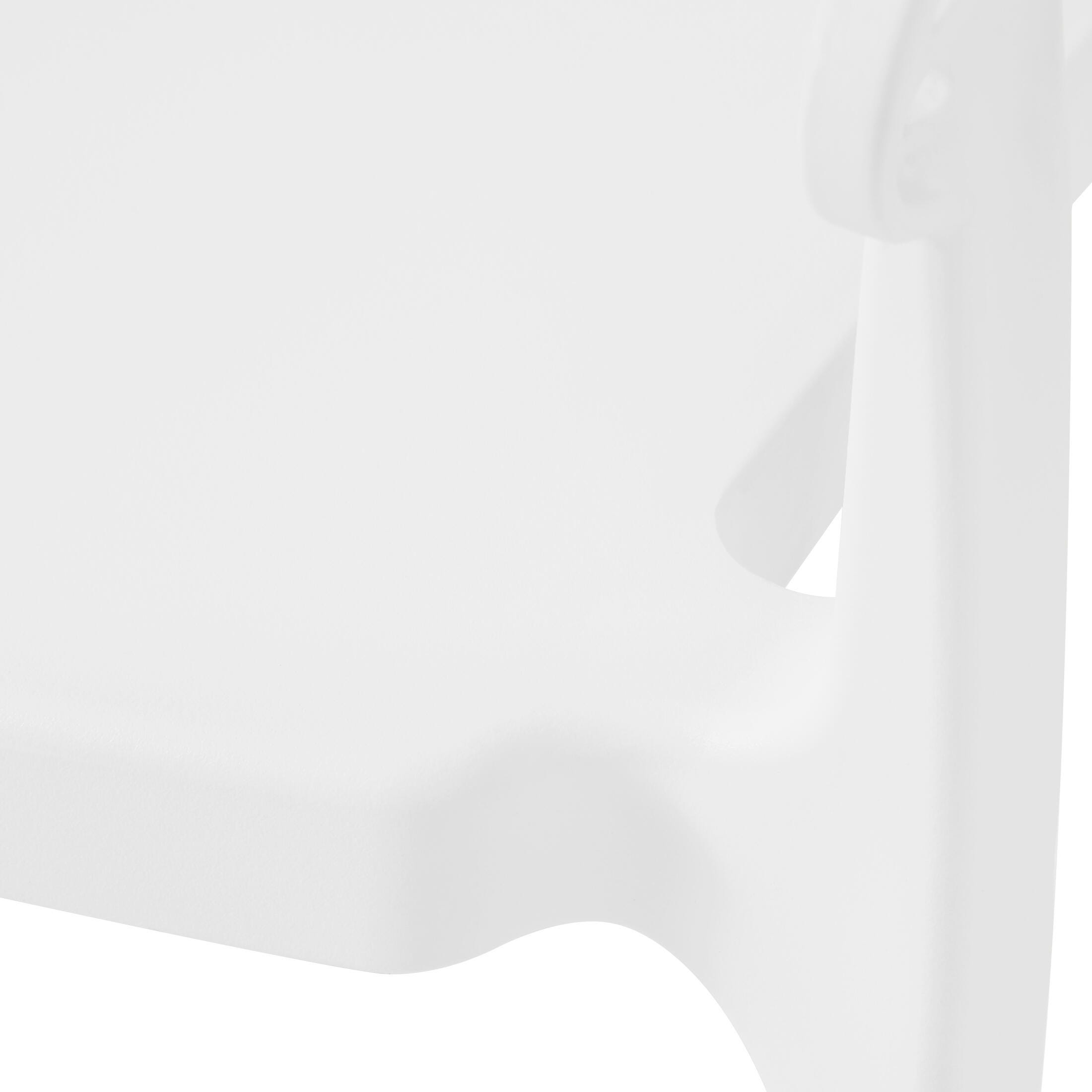 Westin Furniture Cove Outdoor Dining Table and 6 Chairs, White, large