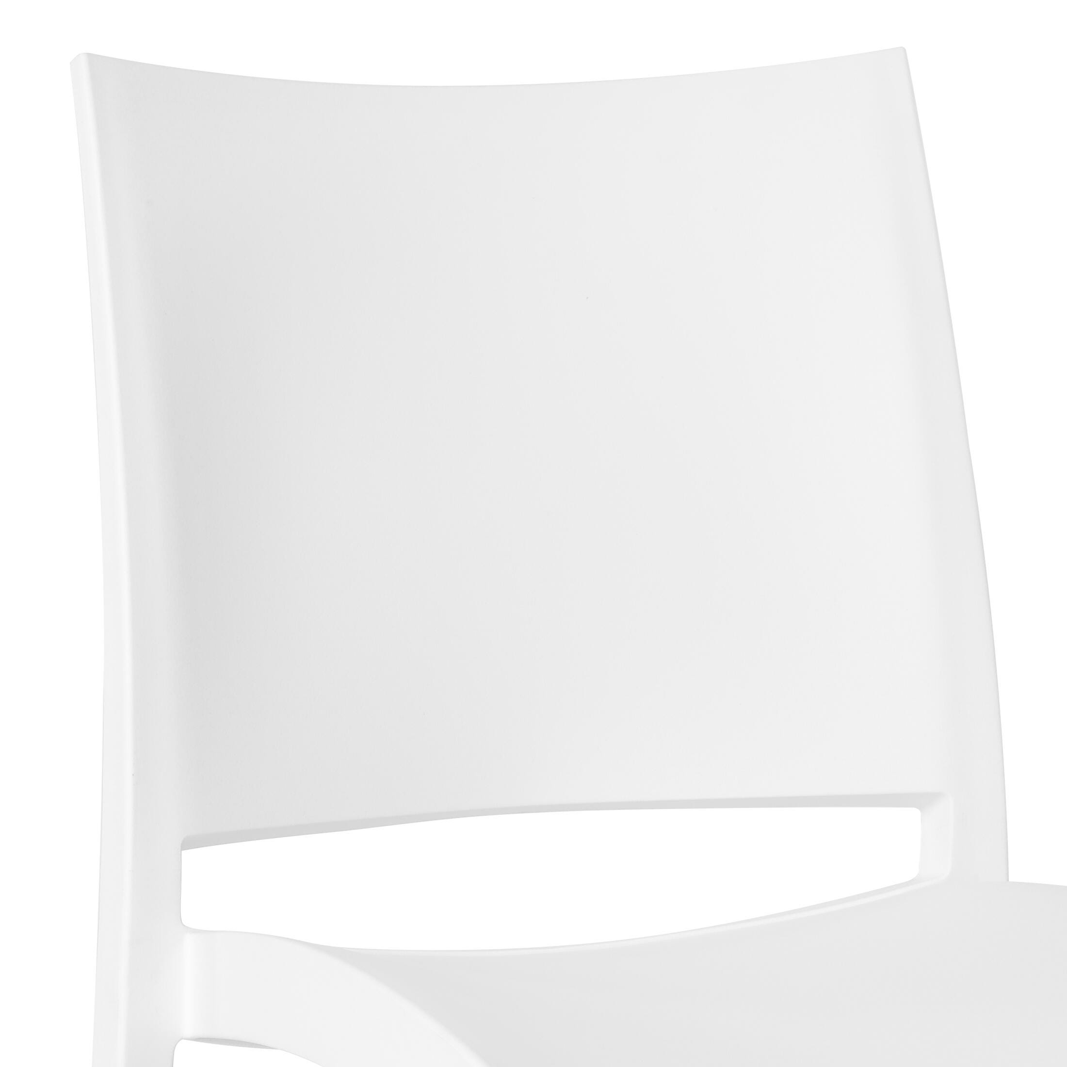 Westin Furniture Marbella Outdoor Dining Table and 6 Chairs, White, large