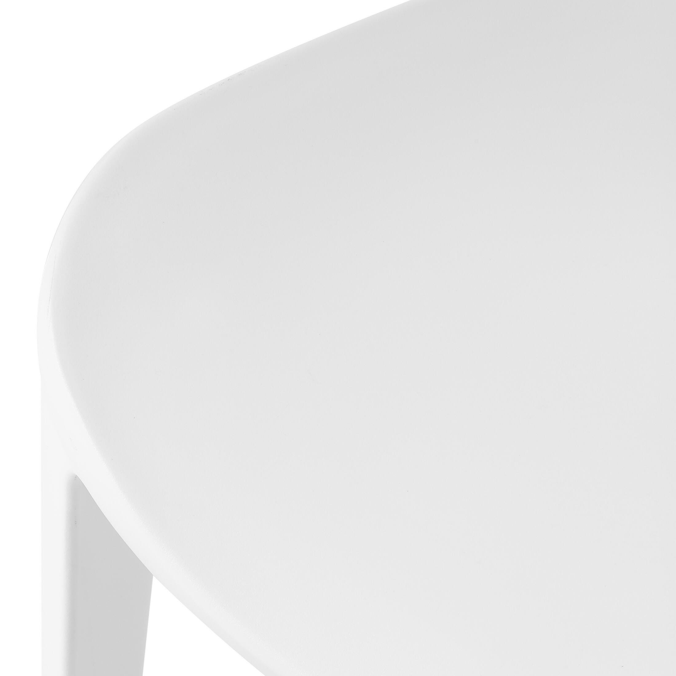 Westin Furniture Vivienne Outdoor Dining Table and 6 Chairs, White, large