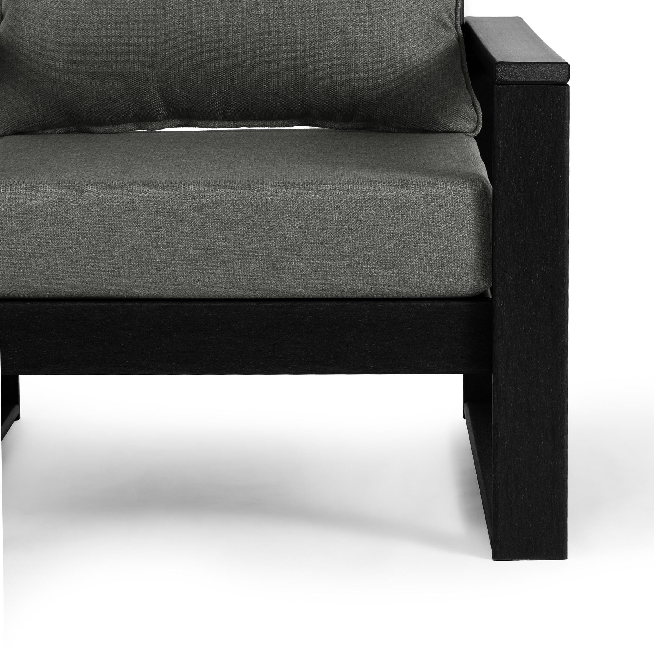 Westin Furniture Endless Outdoor Loveseat, Gray, large