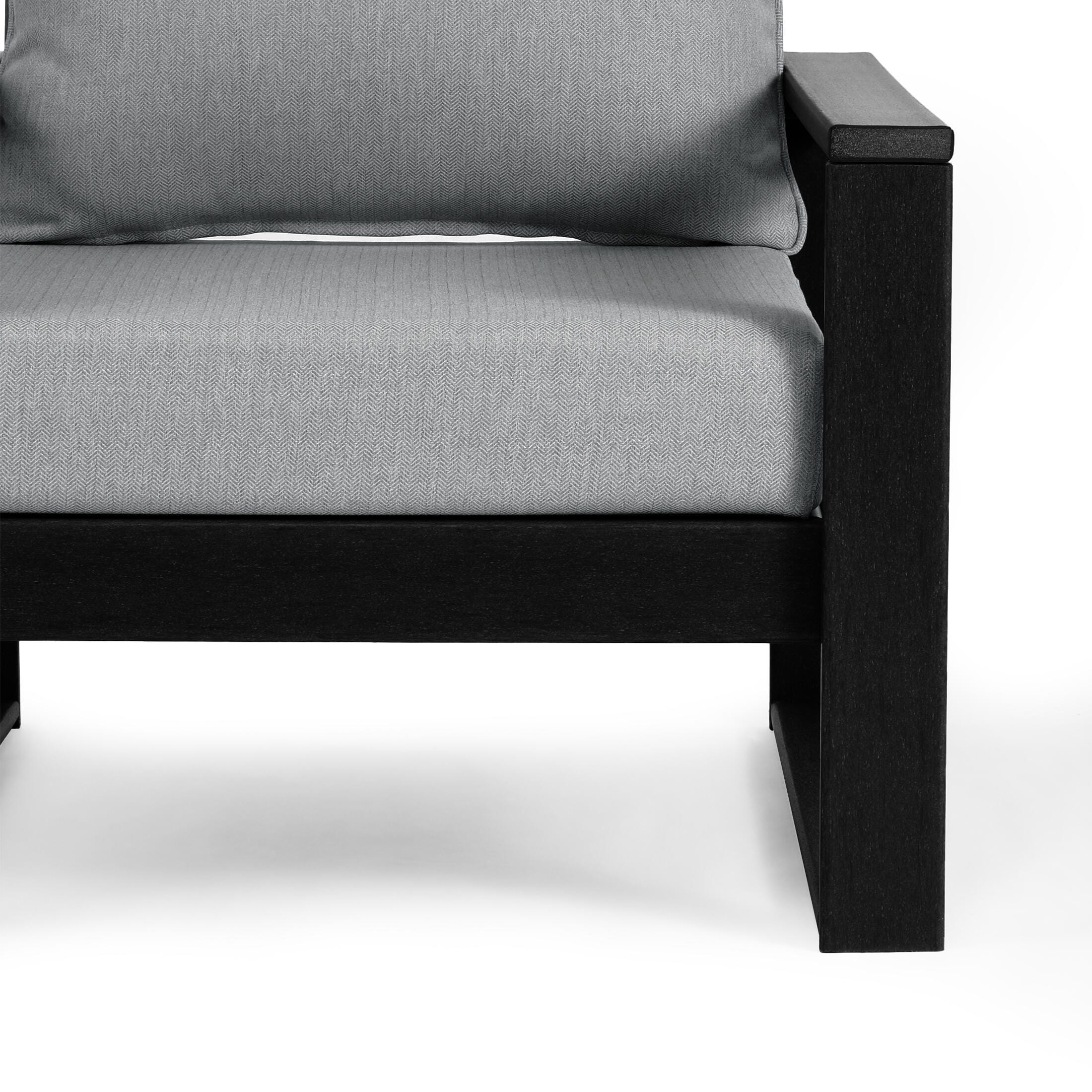 Westin Furniture Endless Outdoor Loveseat, Light Gray, large