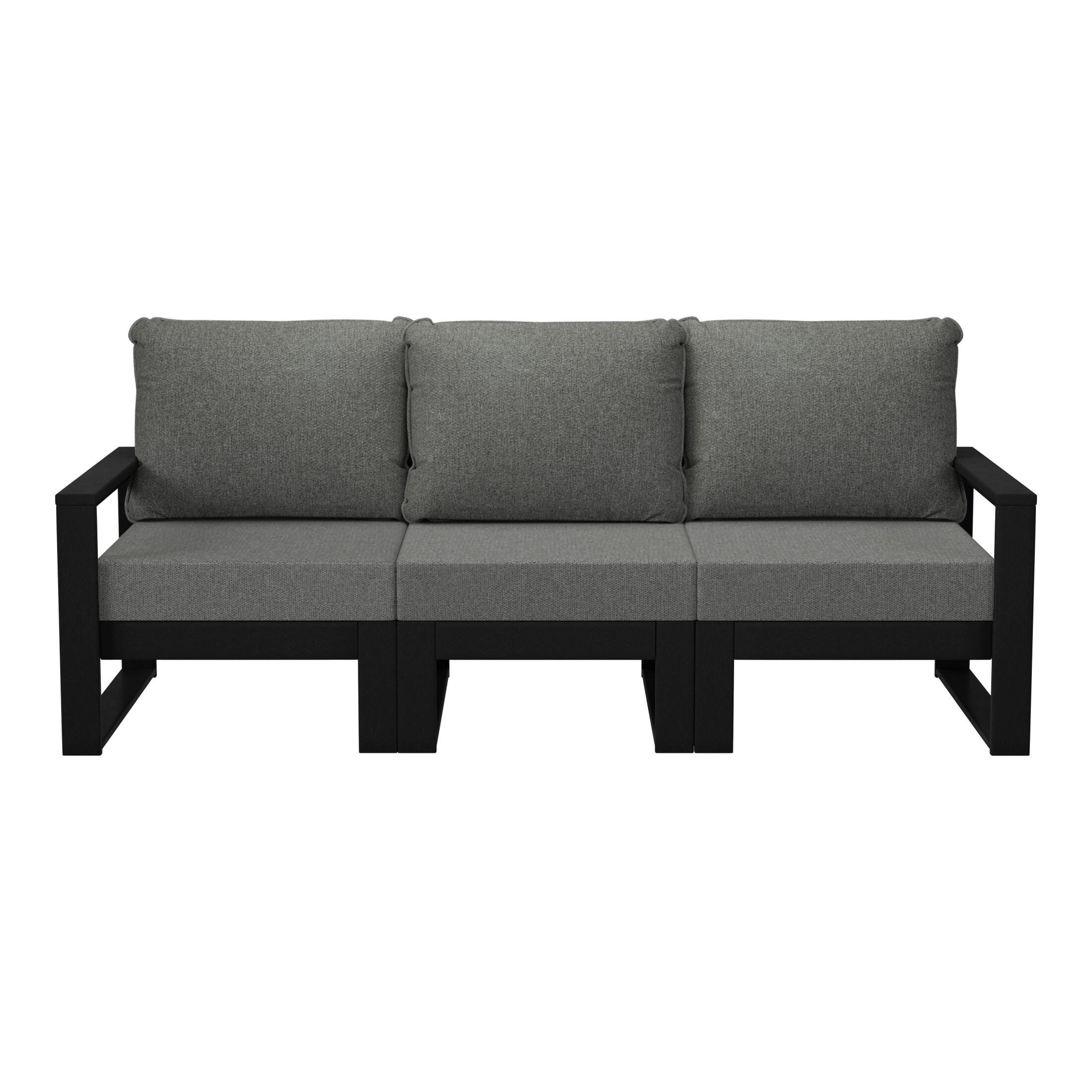 Westin Furniture Endless Outdoor Sofa, Ash Gray, large