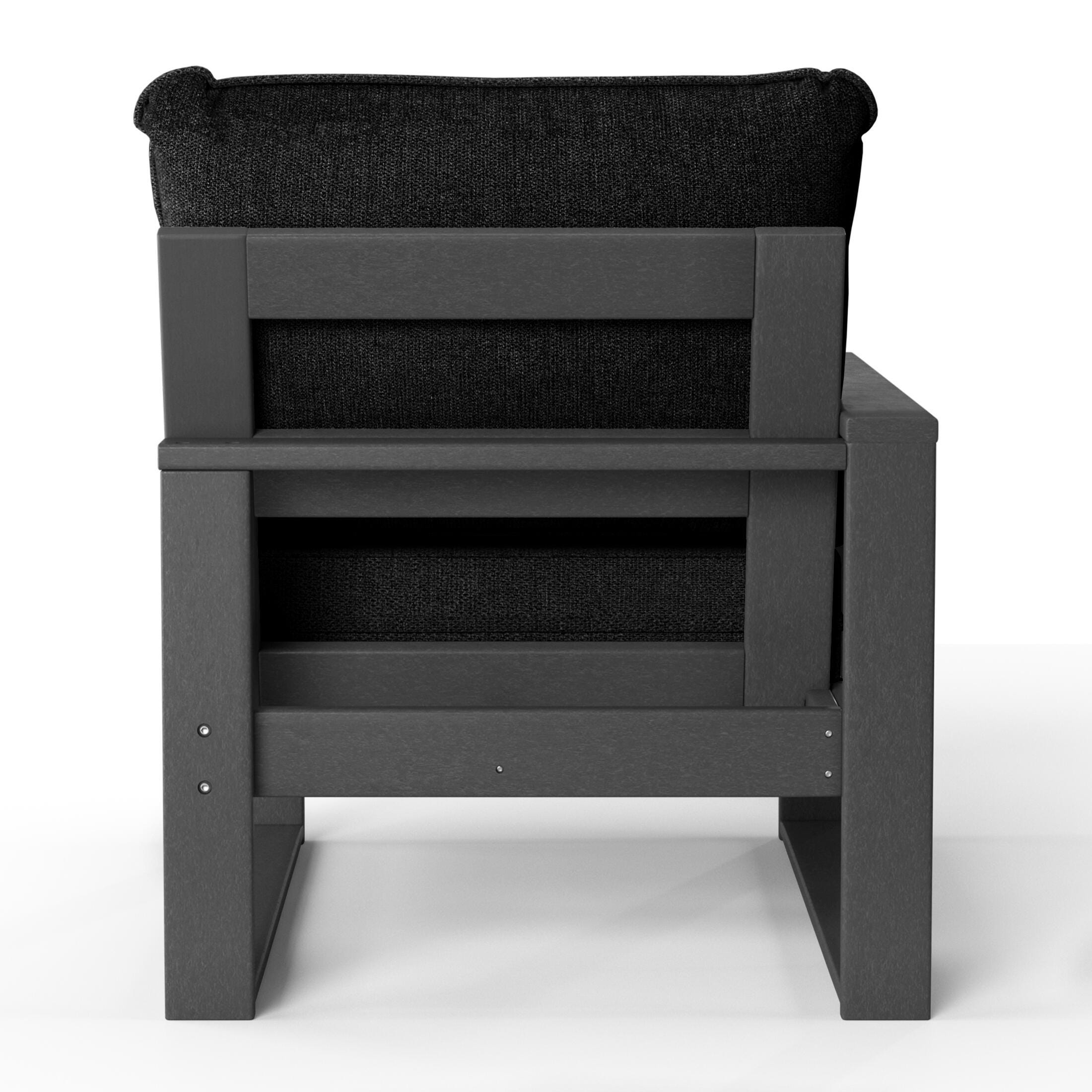 Westin Furniture Endless Outdoor Sofa, Black, large