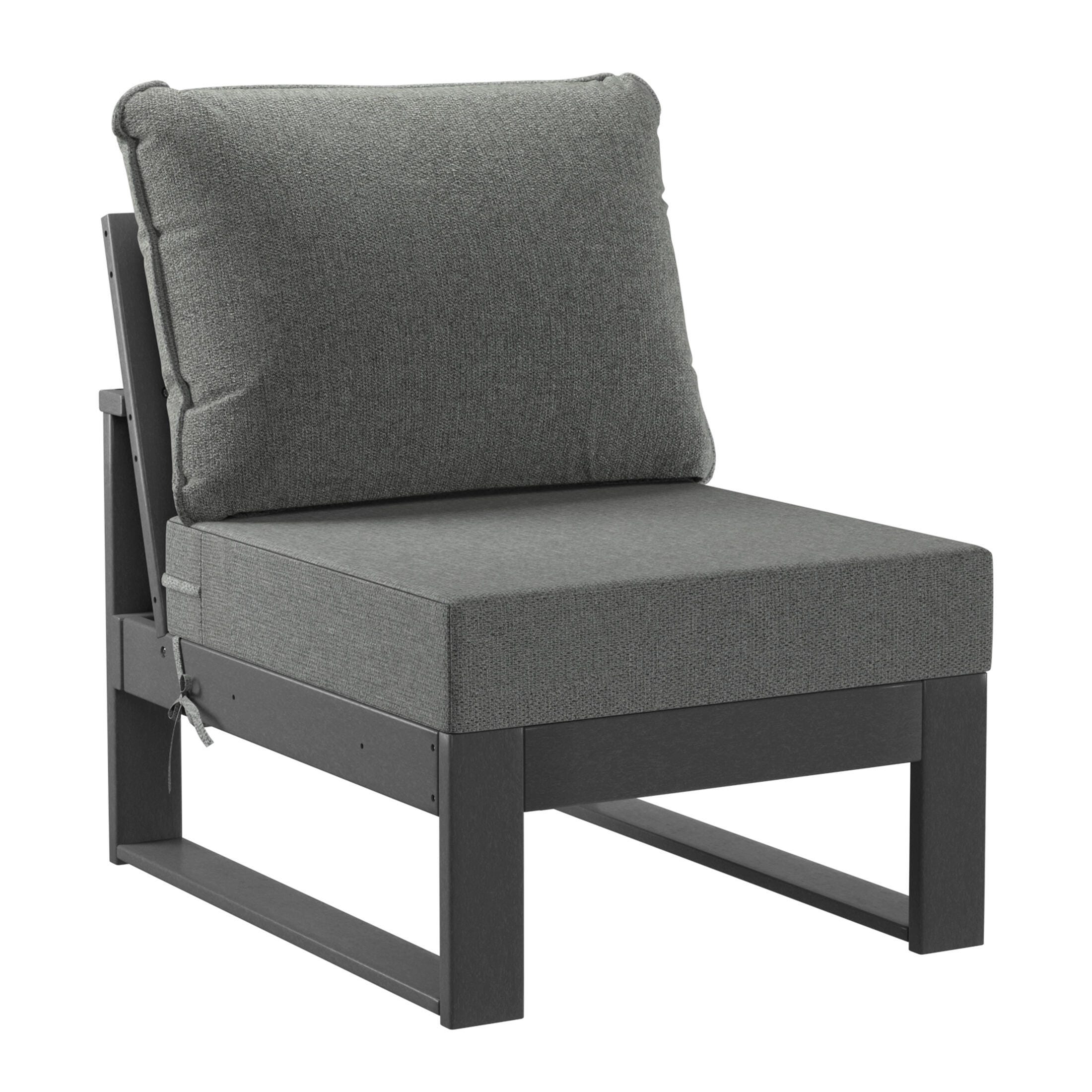 Westin Furniture Endless Outdoor Sofa, Dark Gray, large
