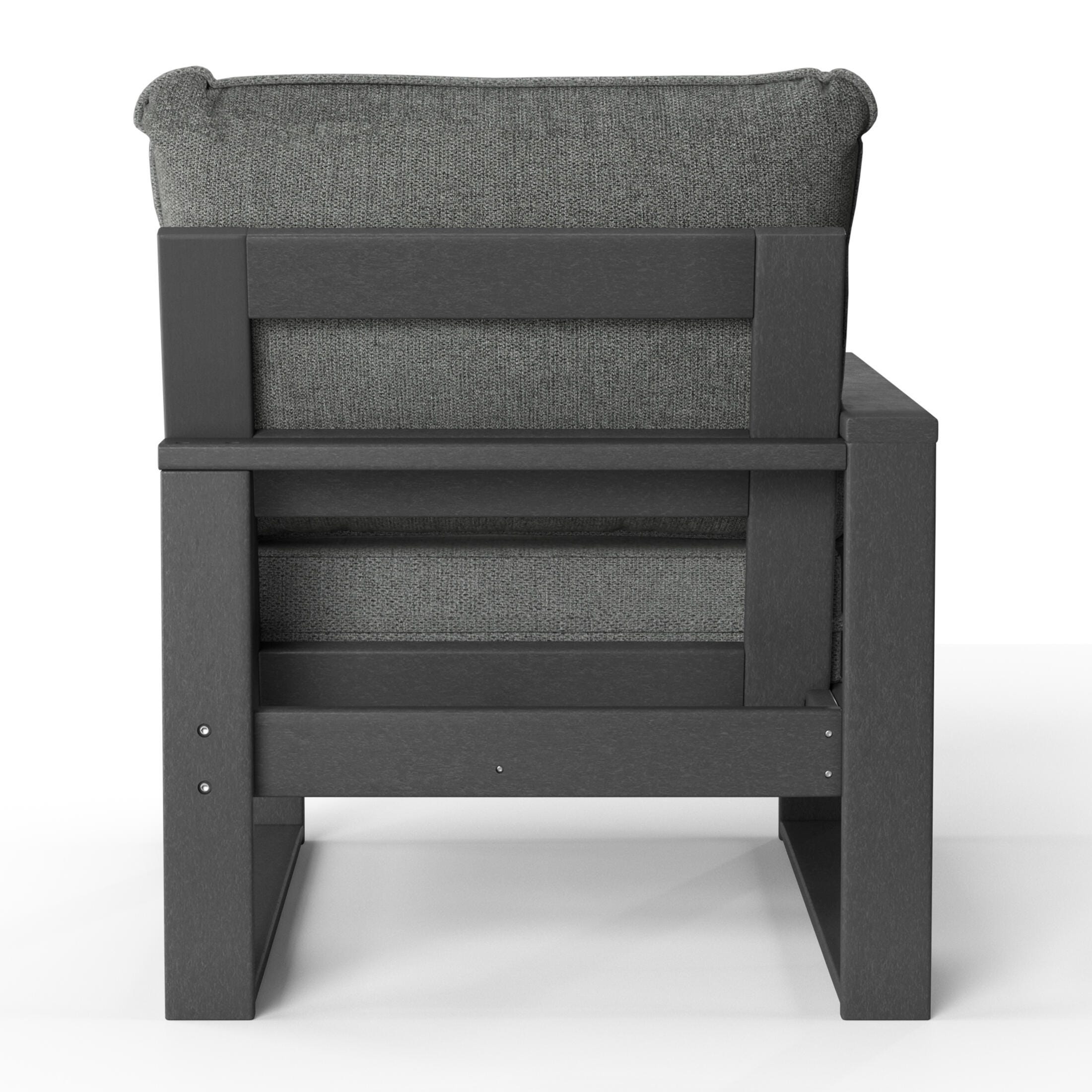 Westin Furniture Endless Outdoor Sofa, Dark Gray, large