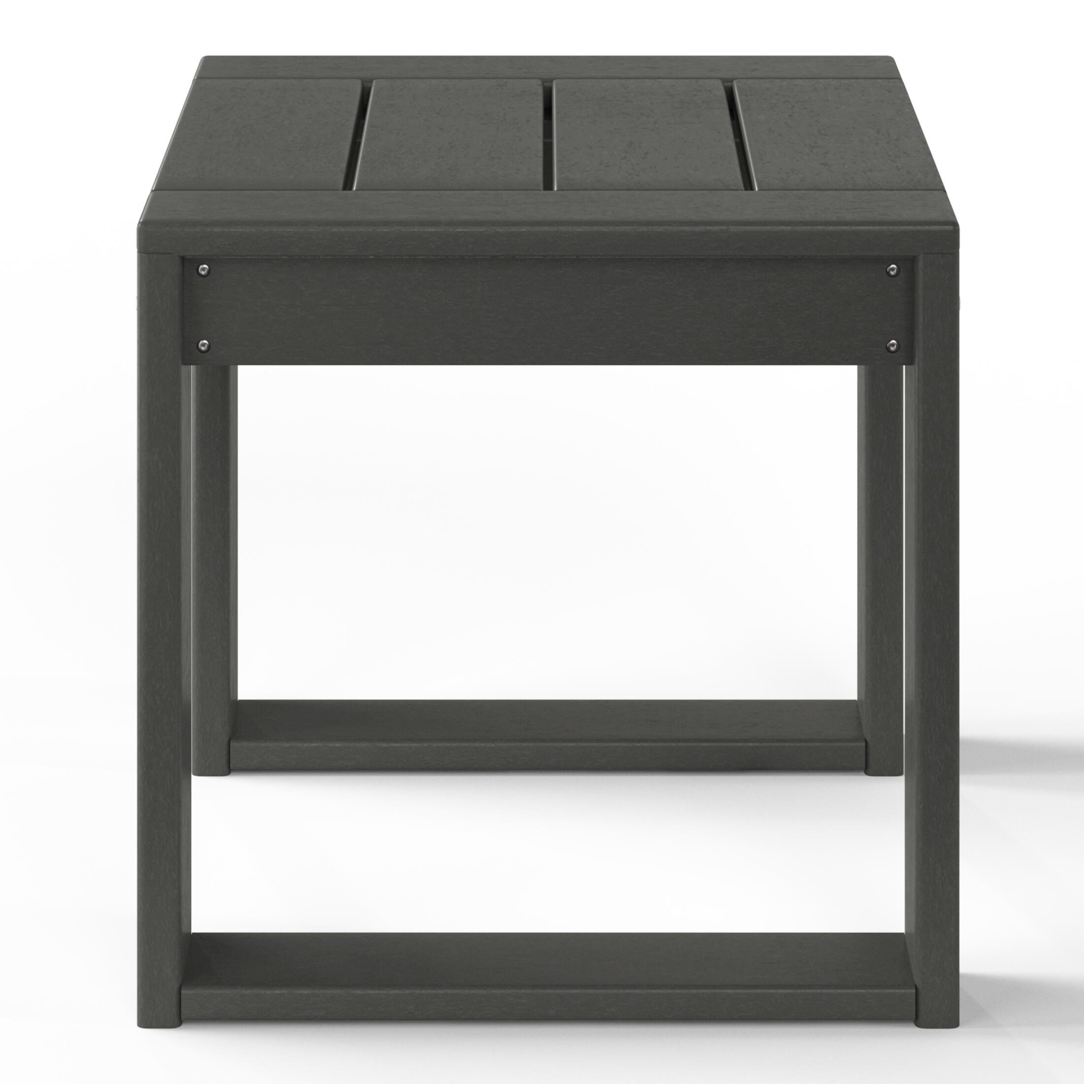 Westin Furniture Endless Outdoor 2 Lounge Chair with Side Table, Black, large