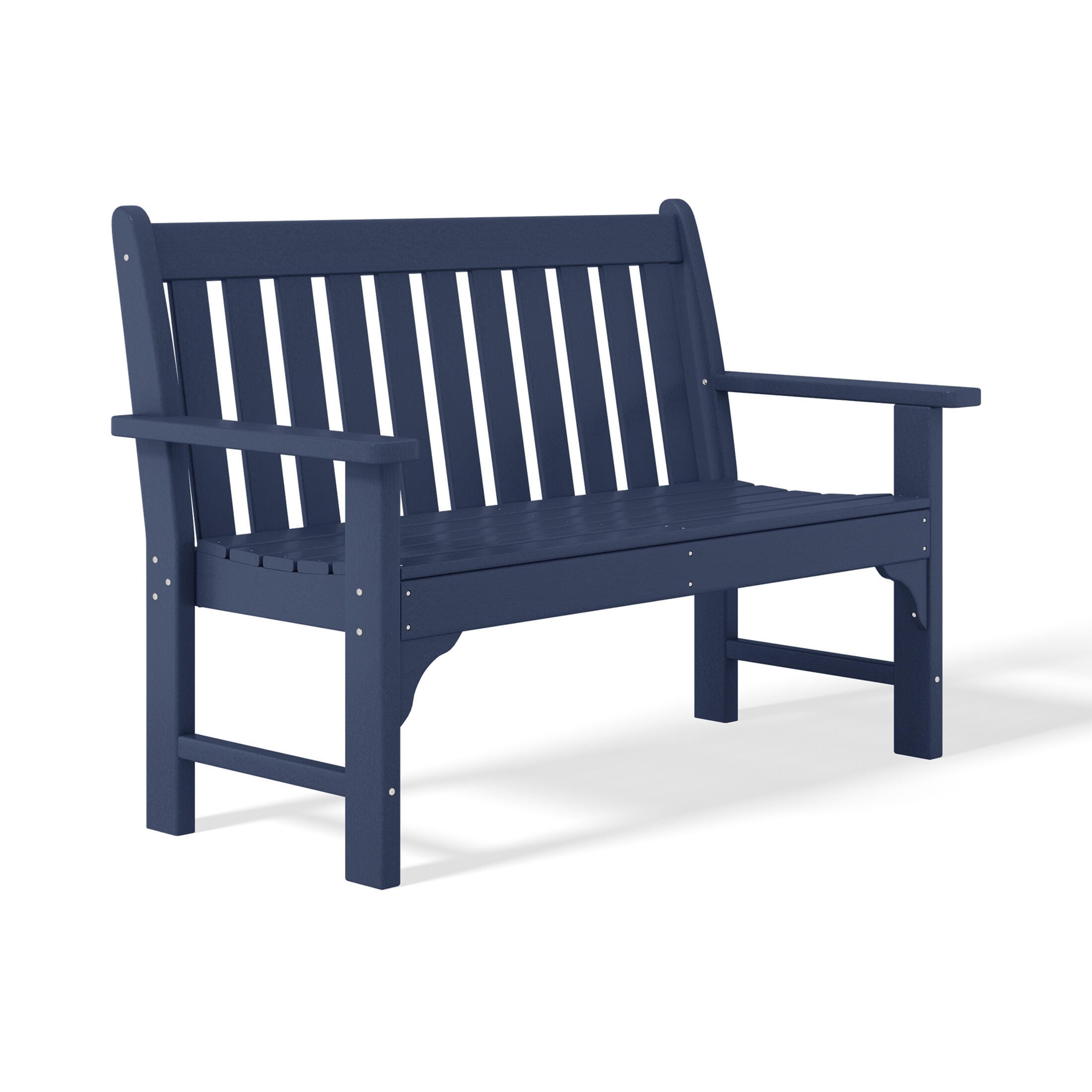 Westin Furniture Laguna Solid Outdoor Conversation Set, Navy Blue, large
