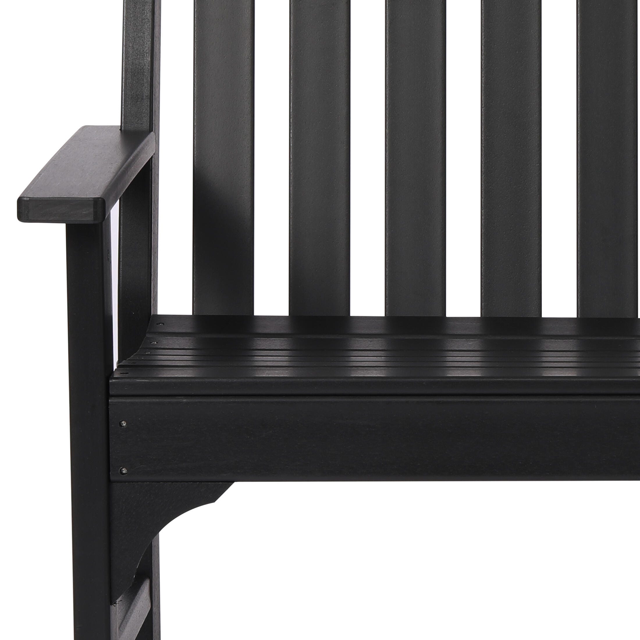 Westin Furniture Laguna Outdoor Conversation Set, Black, large