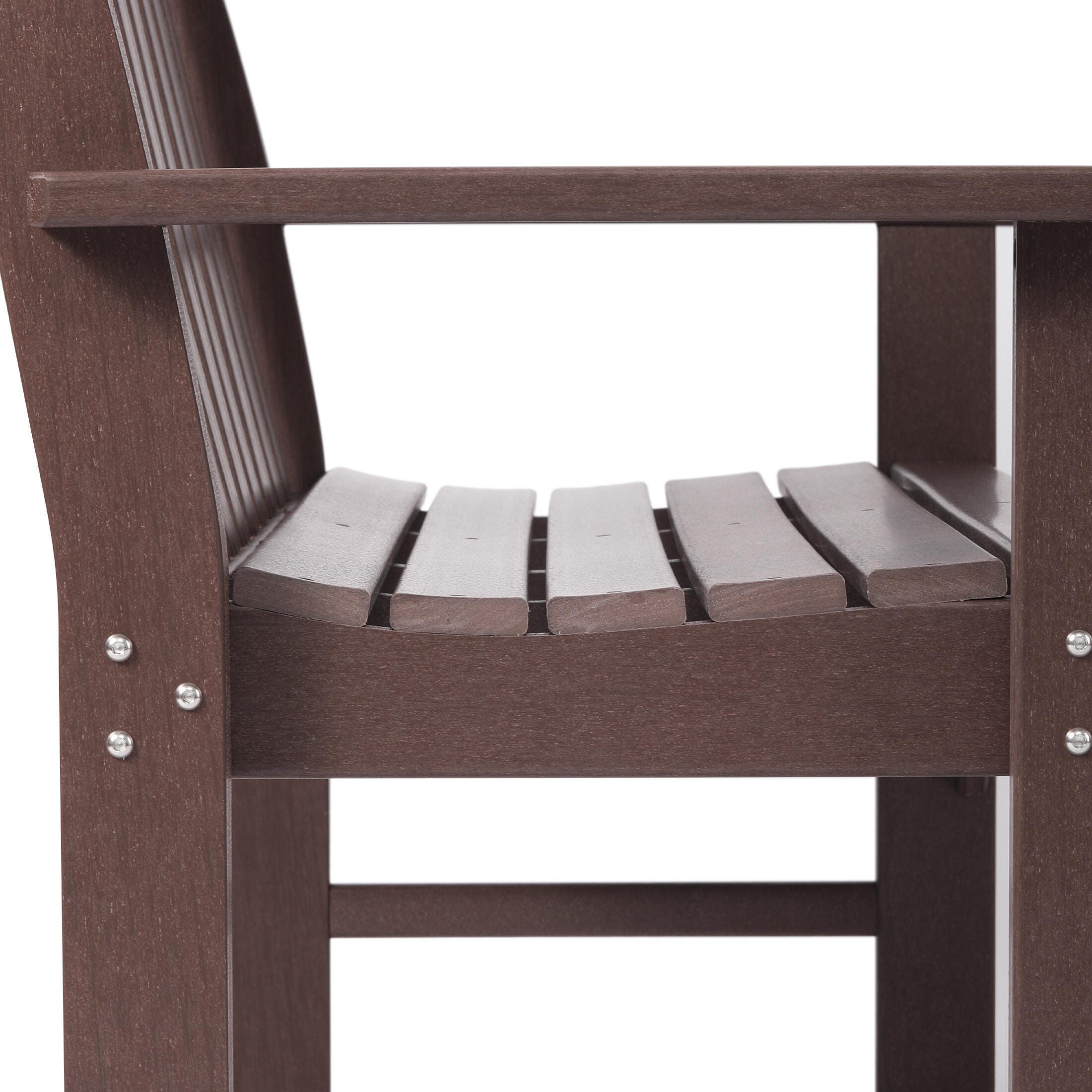 Westin Furniture Laguna Outdoor Conversation Set, Dark Brown, large