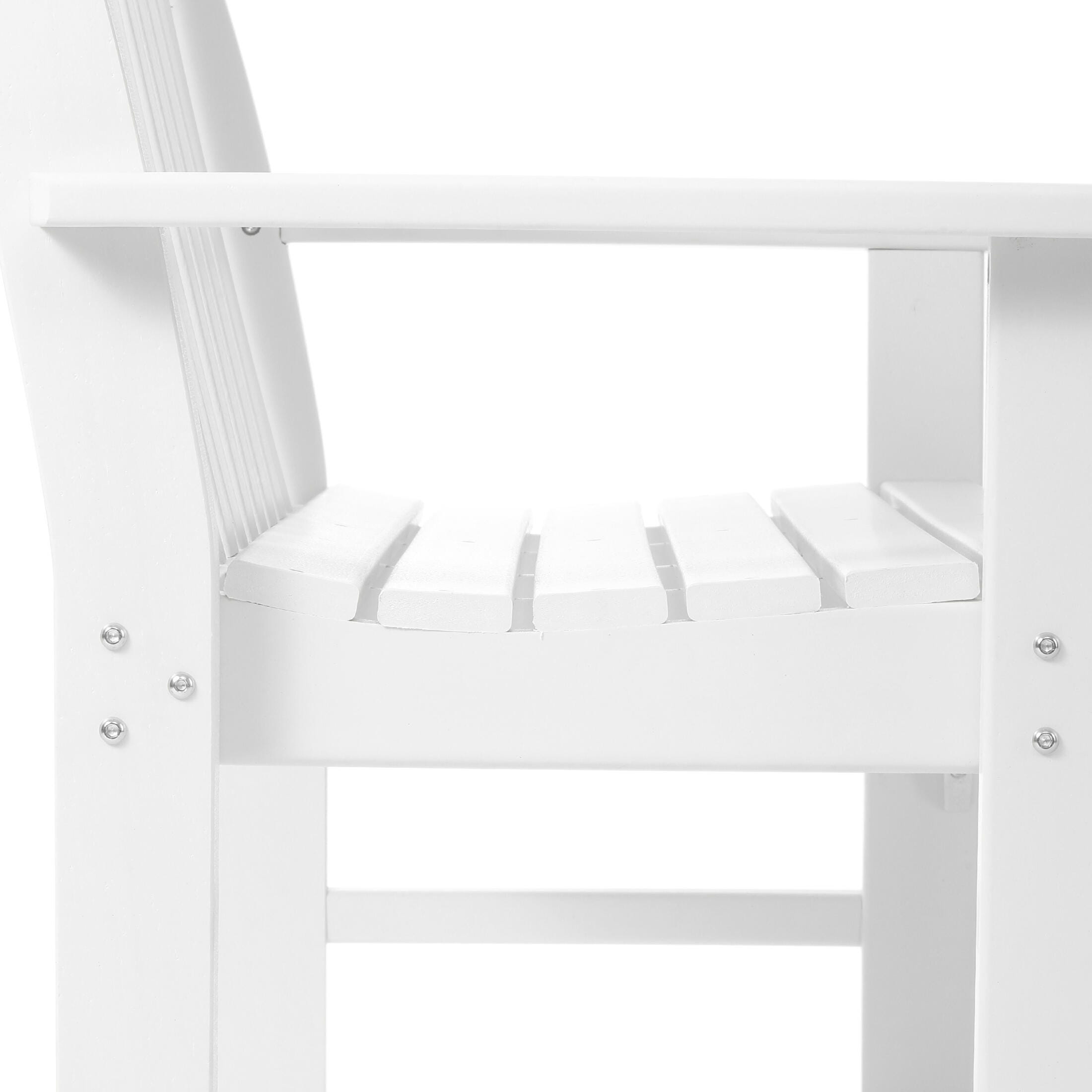 Westin Furniture Laguna Outdoor Conversation Set, White, large