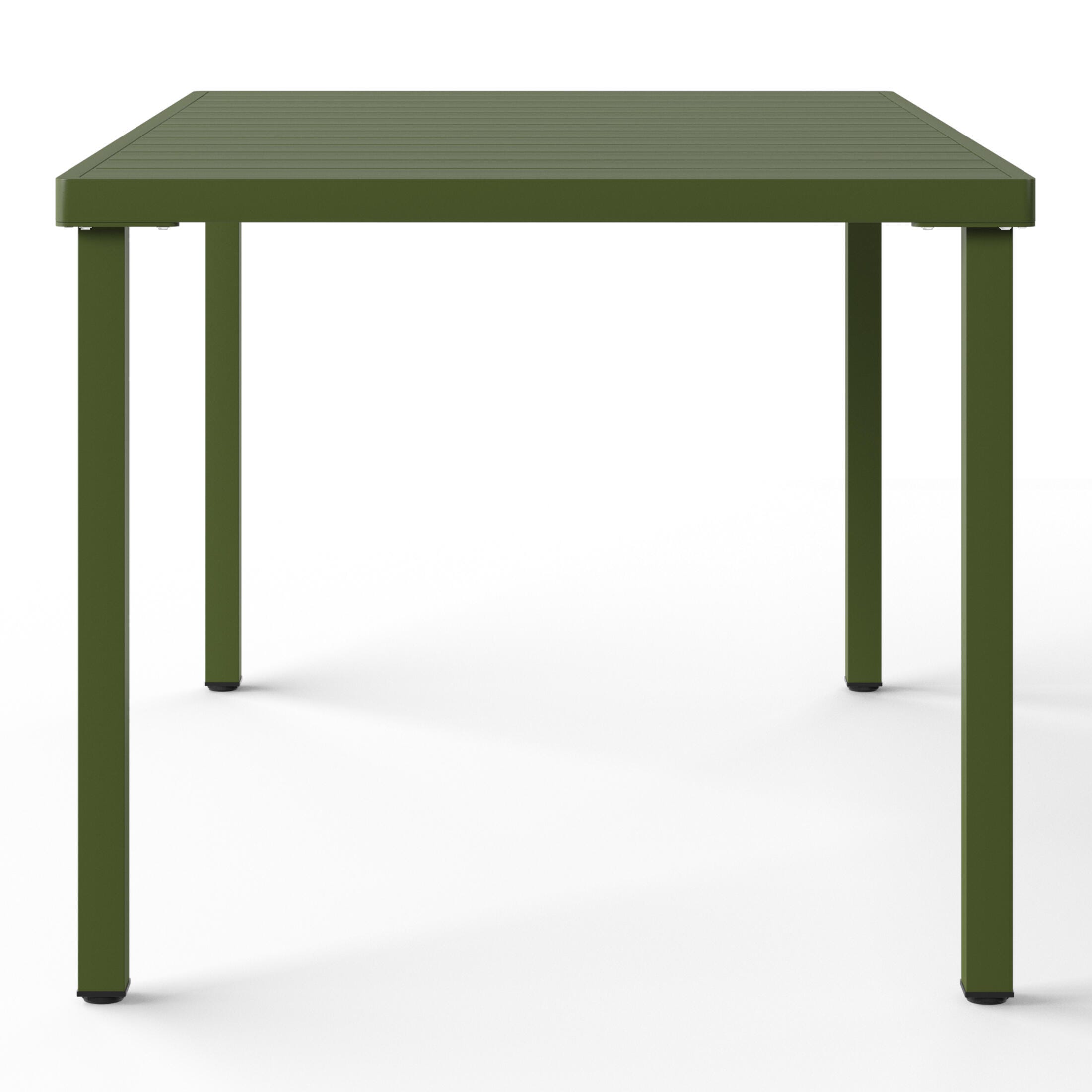 Westin Furniture Harlow Rectangular Outdoor Dining Table and 6 Chairs, Olive Green, large
