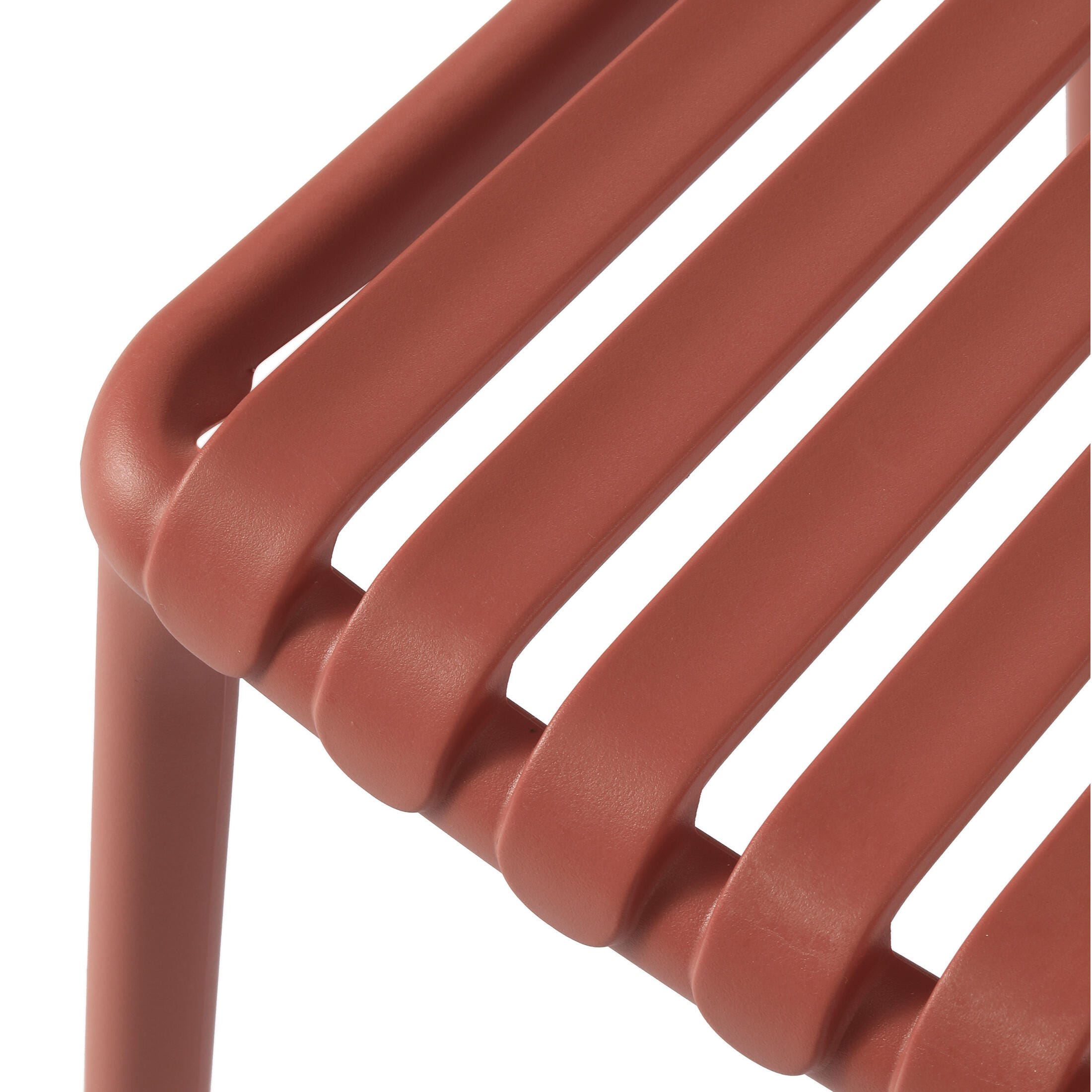Westin Furniture Harlow Rectangular Outdoor Dining Table and 6 Chairs, Red, large