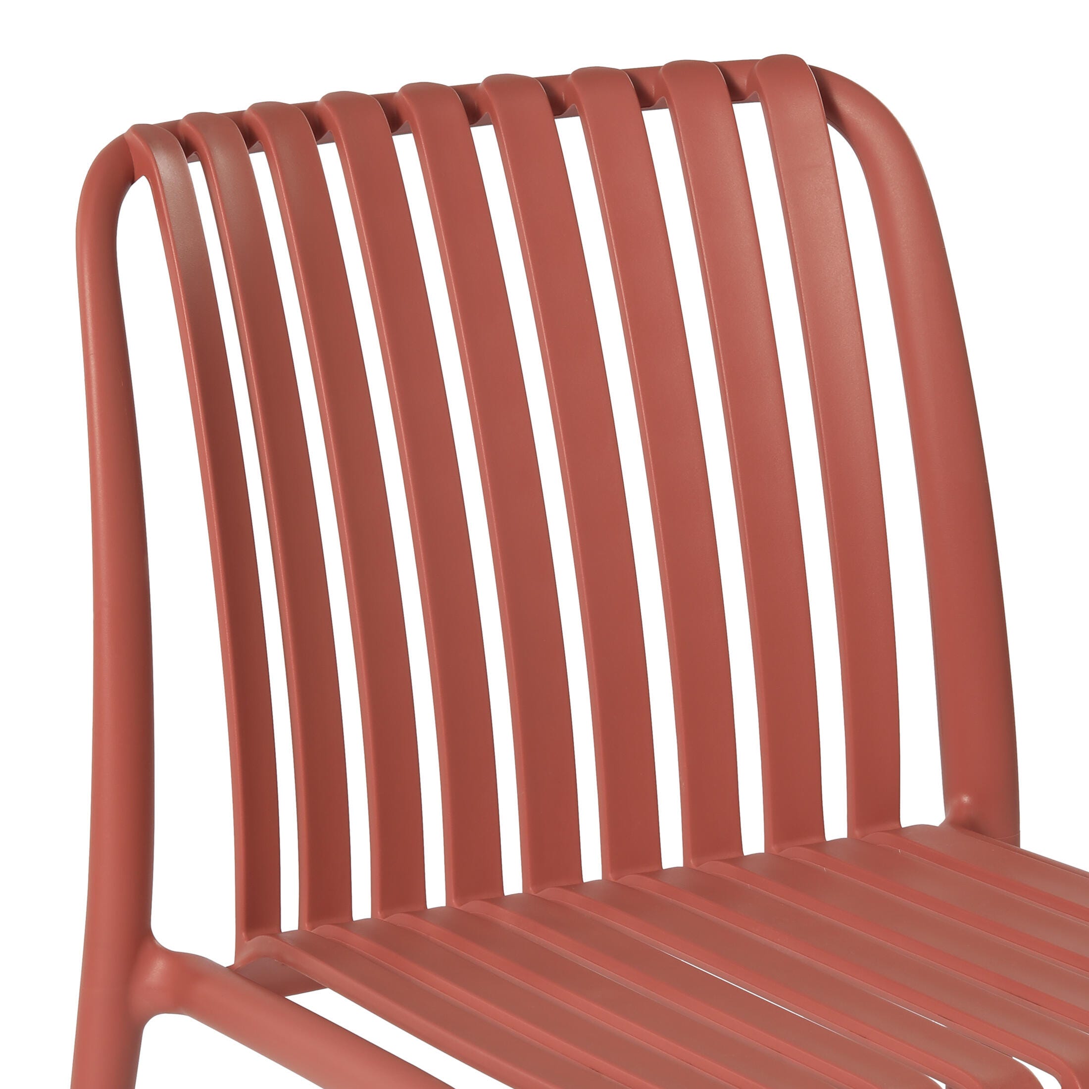 Westin Furniture Harlow Rectangular Outdoor Dining Table and 6 Chairs, Red, large
