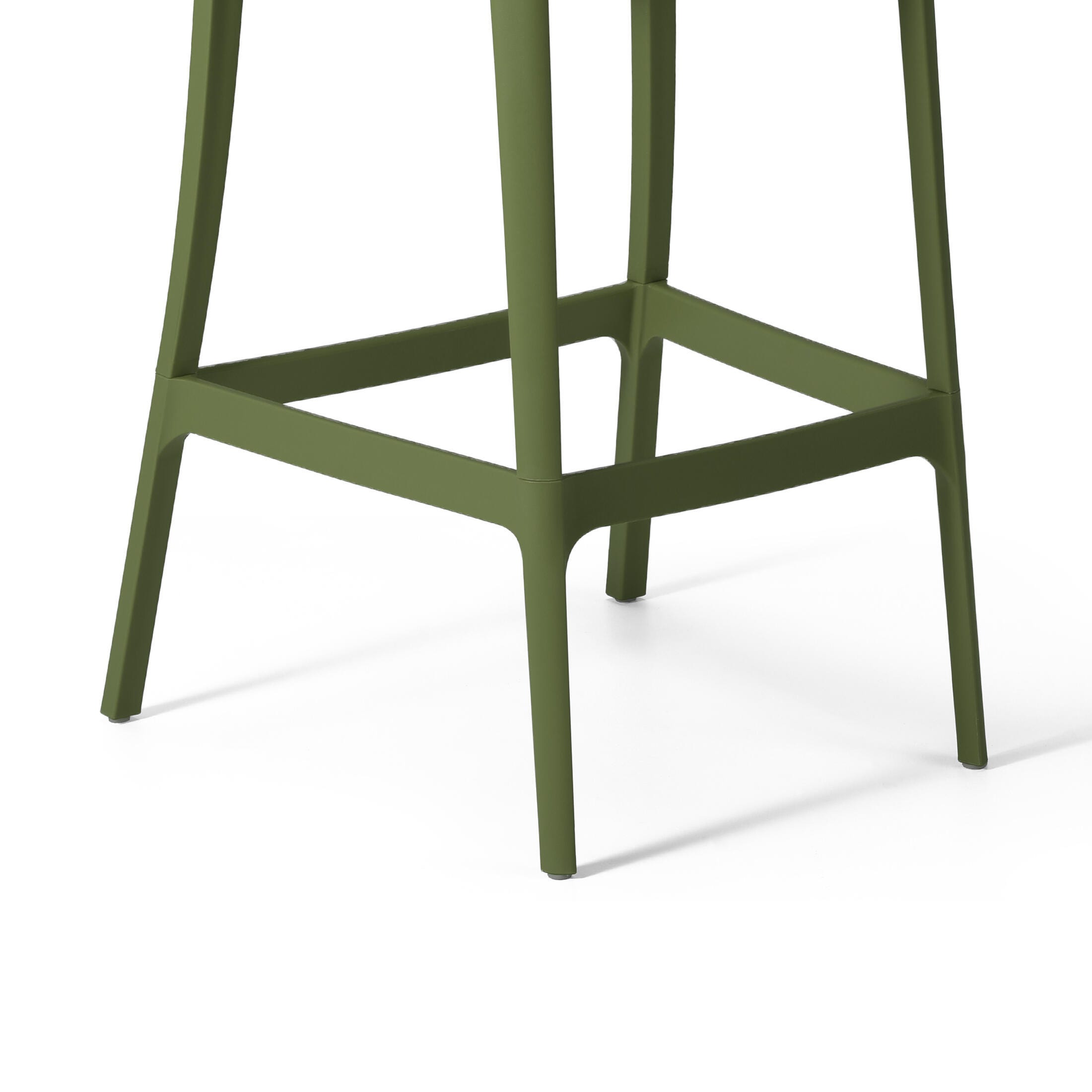 Westin Furniture Solene Outdoor Bar Table and 2 Barstools, Olive Green, large