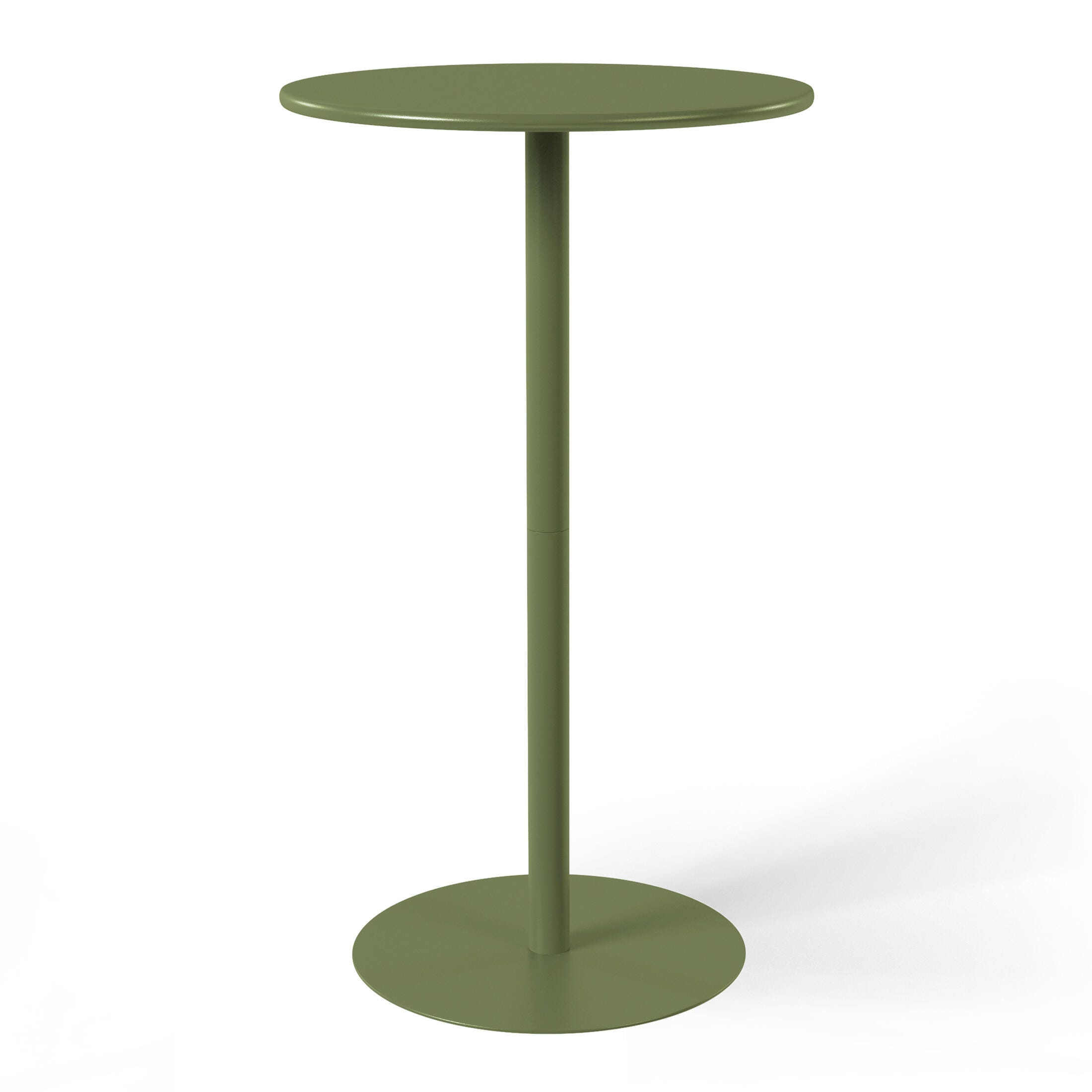 Westin Furniture Soleil Outdoor Bar Table and 2 Barstools, Olive Green, large