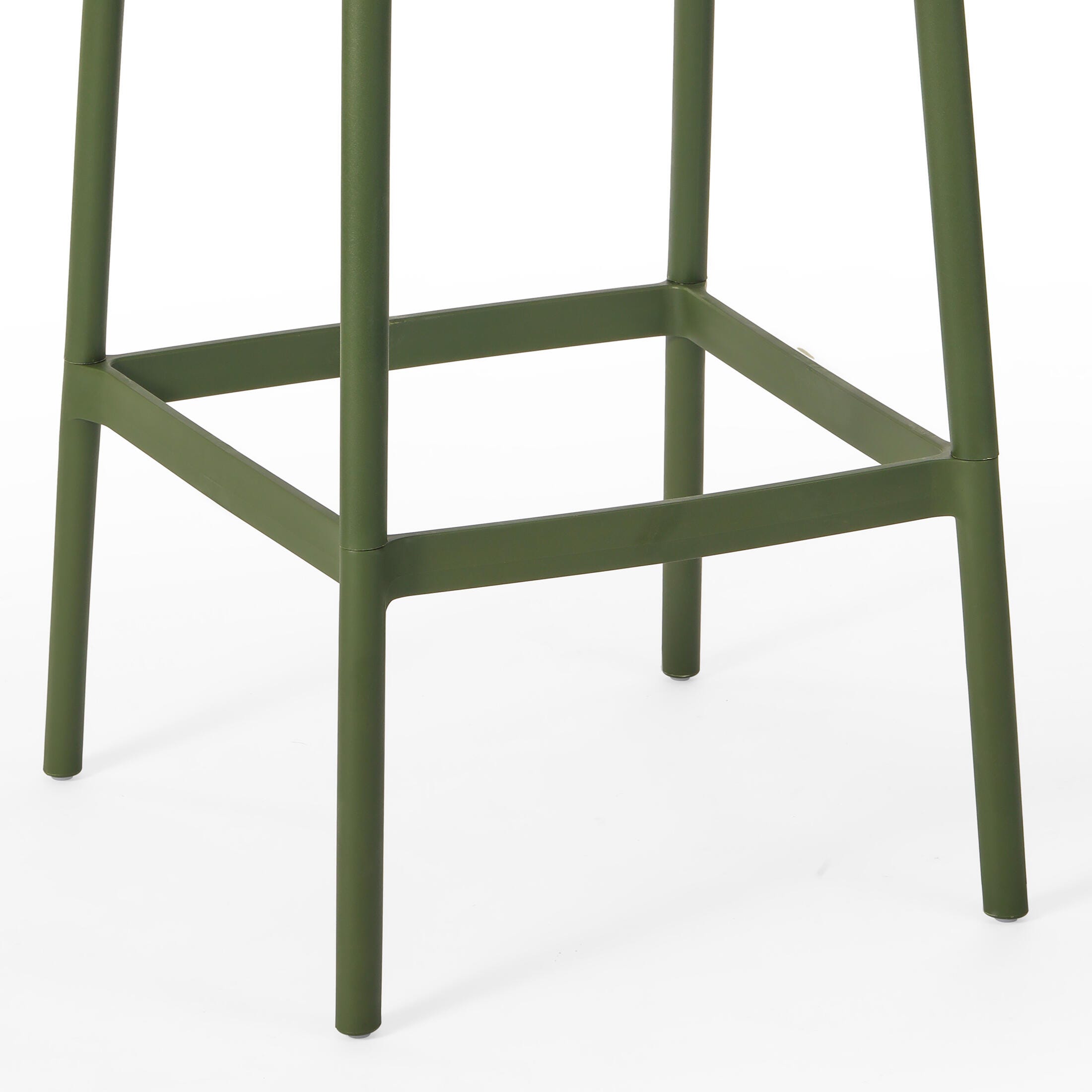 Westin Furniture Soleil Outdoor Bar Table and 2 Barstools, Olive Green, large