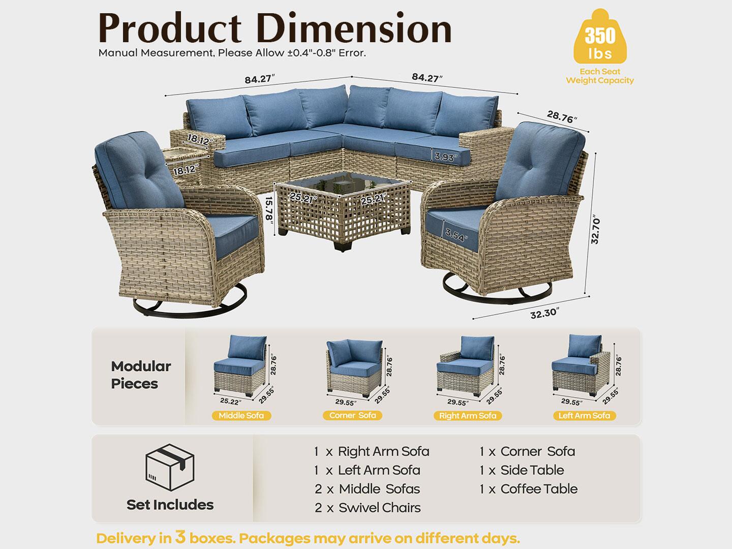 HOMLUX Outdoor Conversation Set with Coffee Table | Ashley