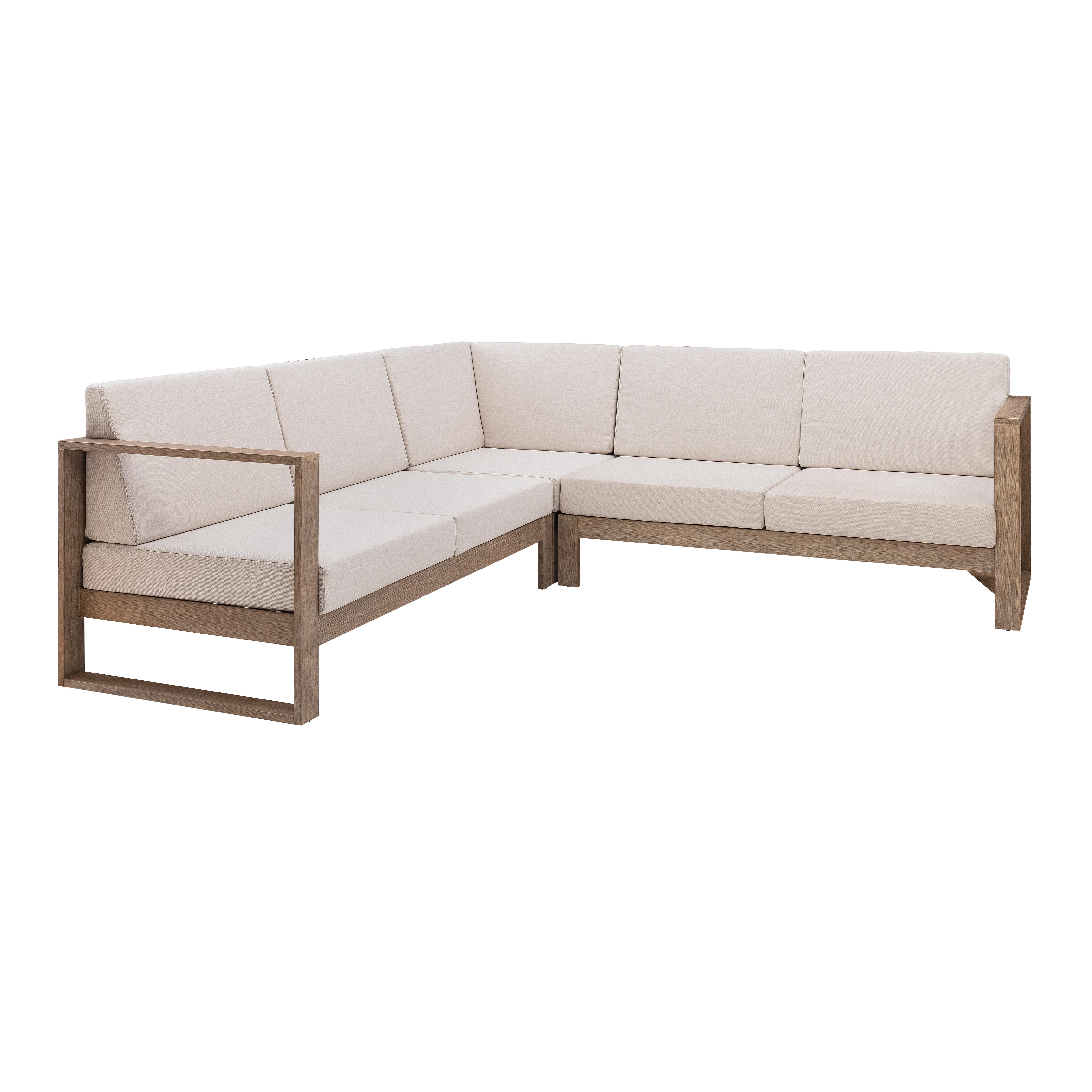 Linon Isles 3 Piece Outdoor  Sectional, , large
