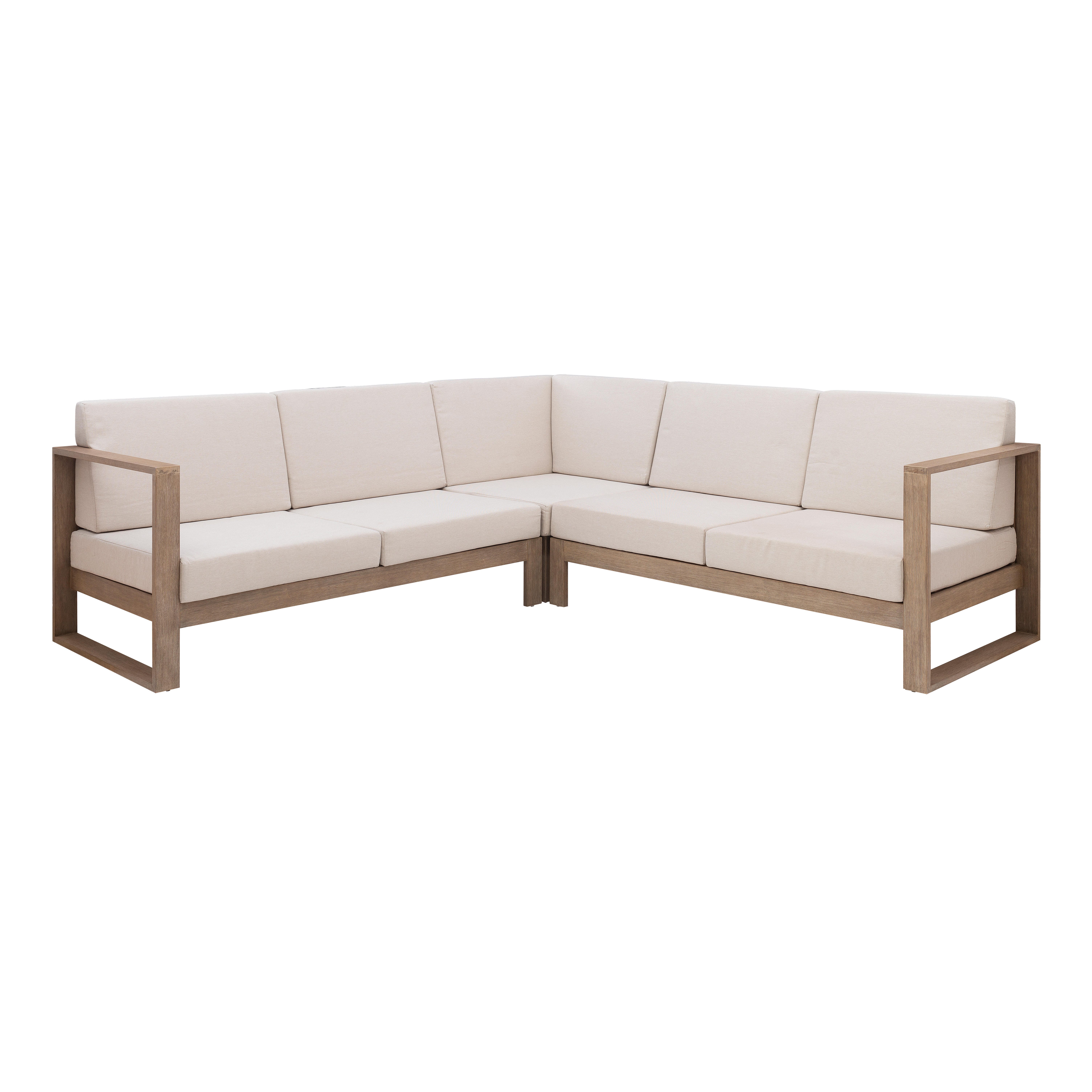 Linon Isles 3 Piece Outdoor  Sectional, , large