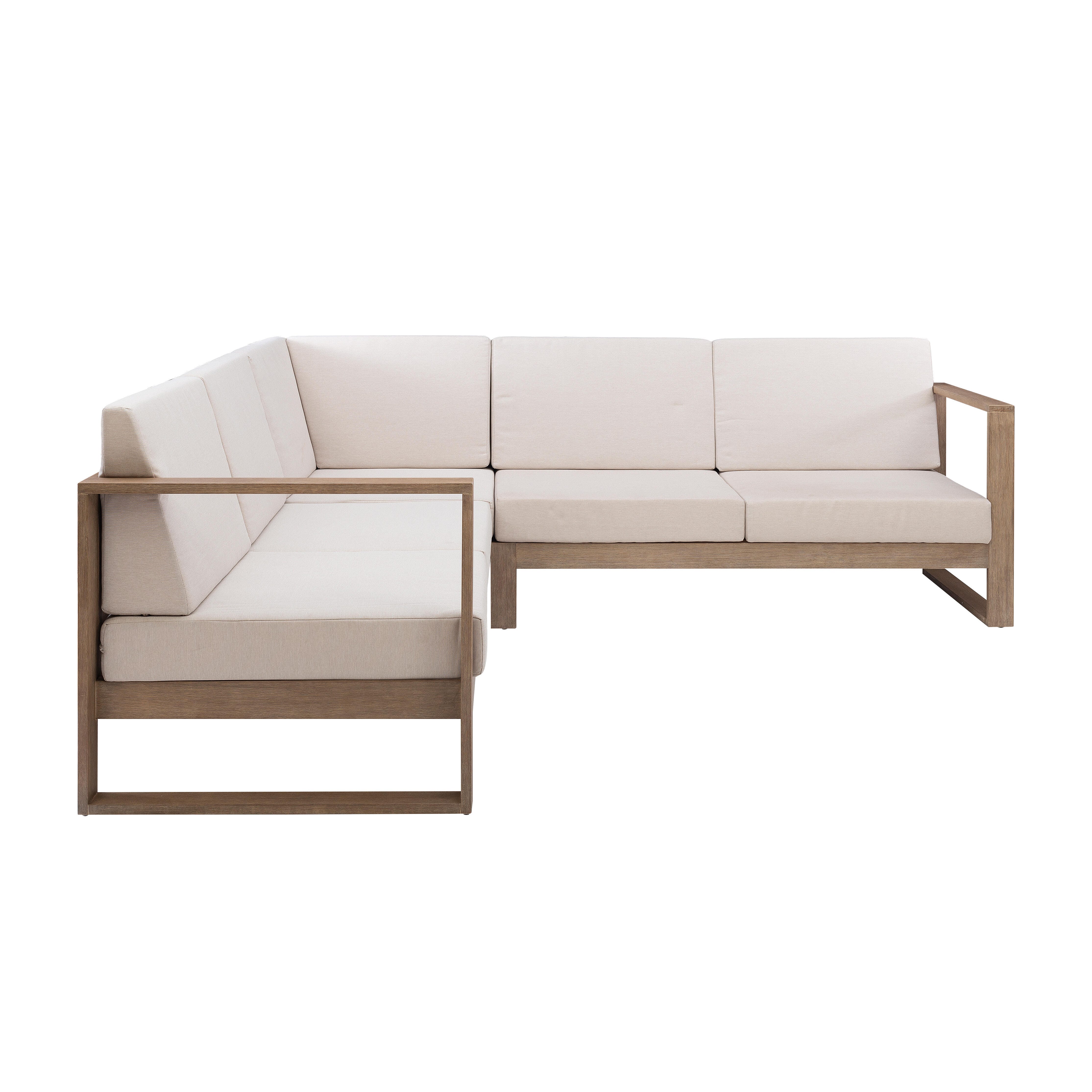 Linon Isles 3 Piece Outdoor  Sectional, , large