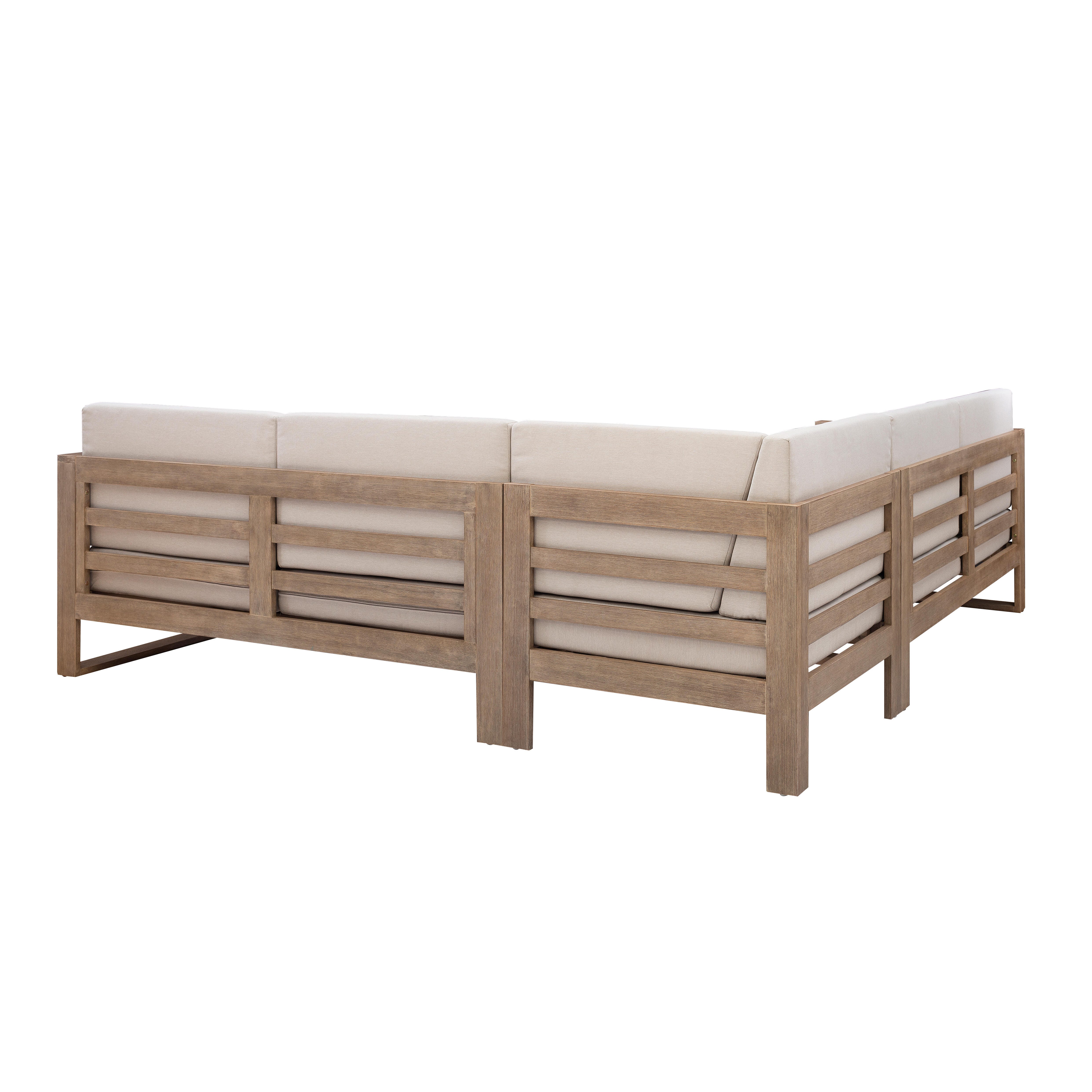 Linon Isles 3 Piece Outdoor  Sectional, , large