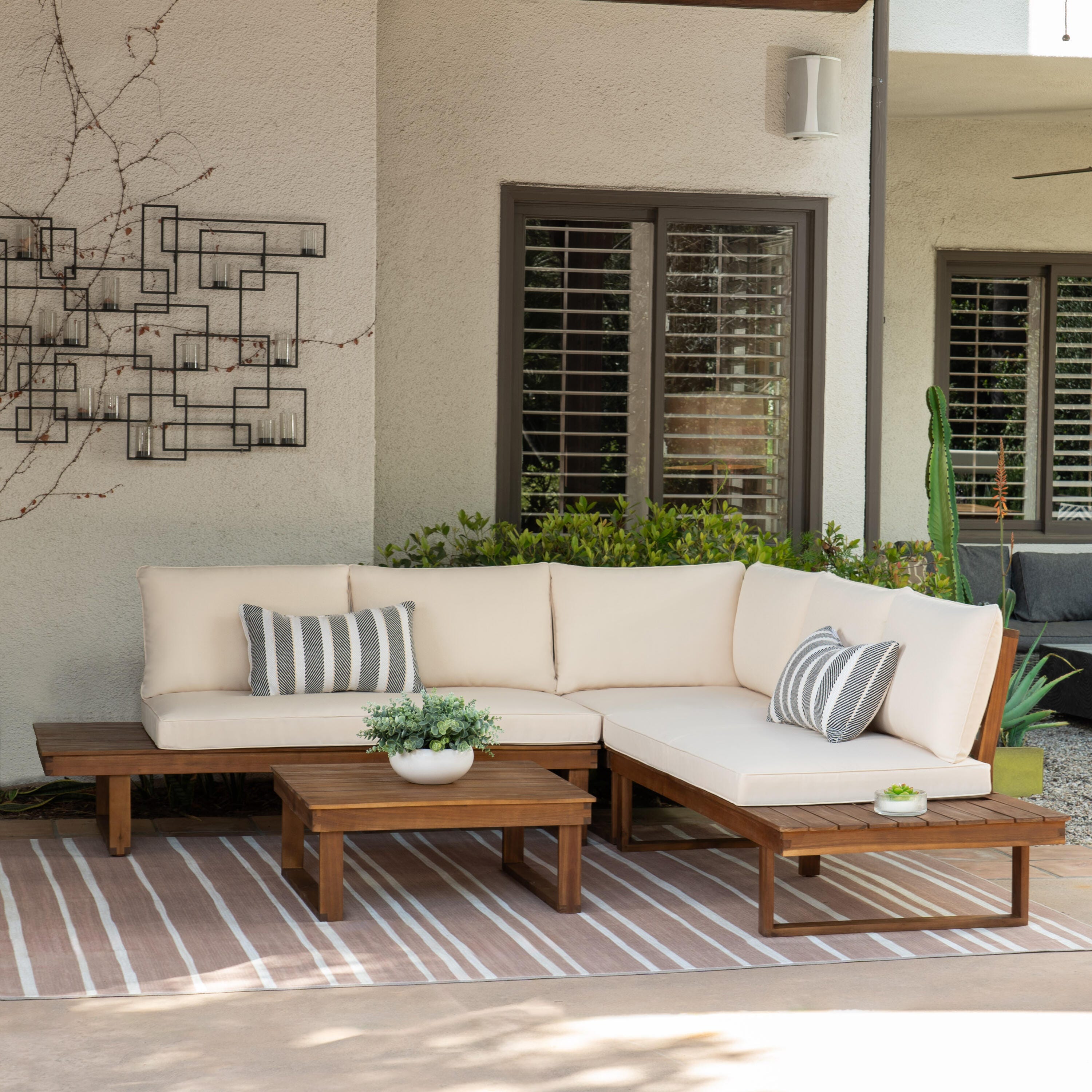 Linon Hollis Outdoor Conversation Set, , rollover