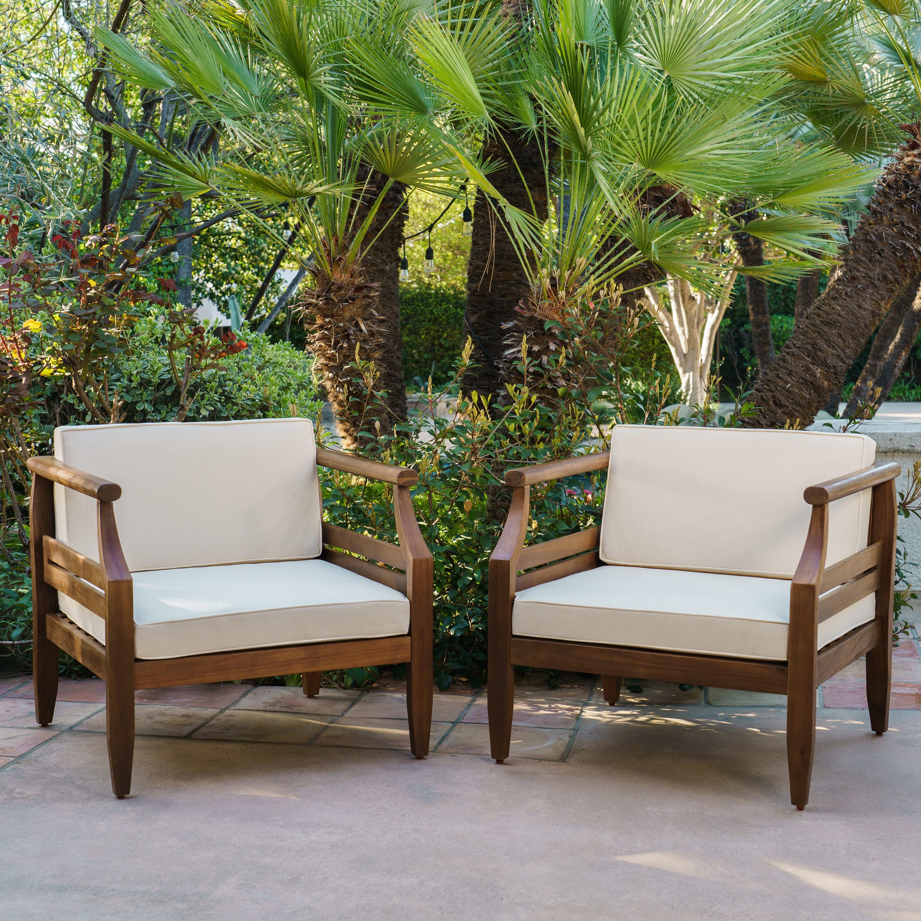 Linon Holland Outdoor Lounge Chair (Set of 2), , large