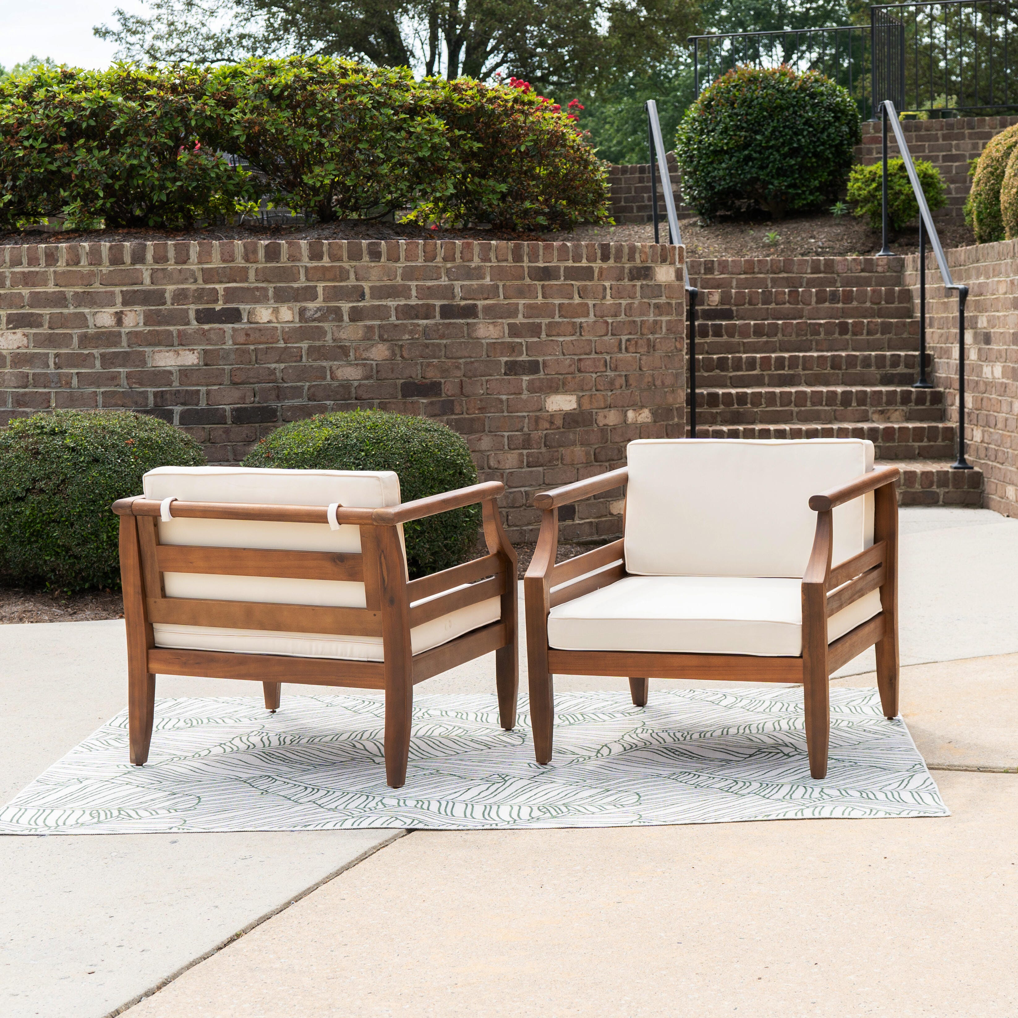 Linon Holland Outdoor Lounge Chair (Set of 2), , large