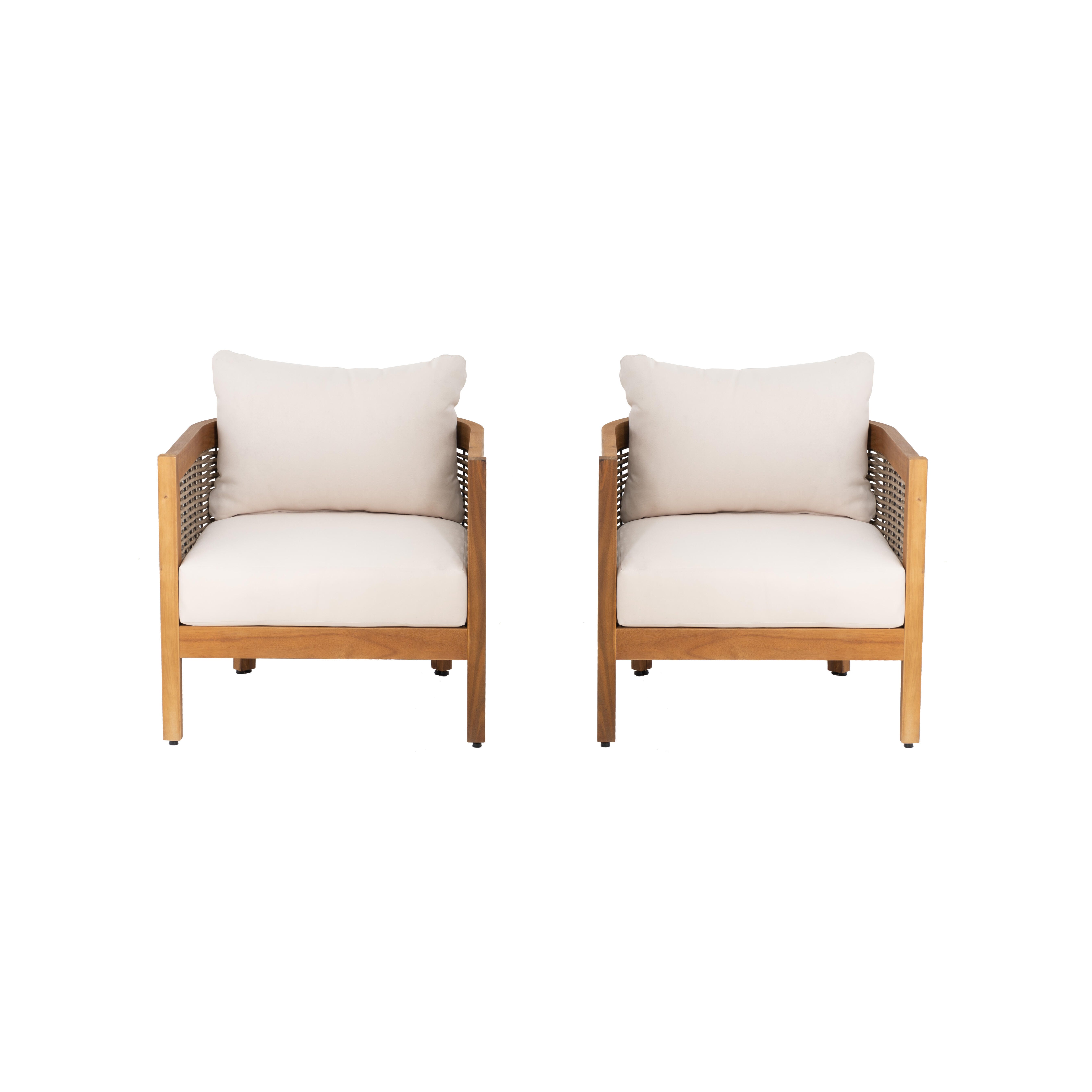 Linon Athens Outdoor Lounge Chair (Set of 2), , large