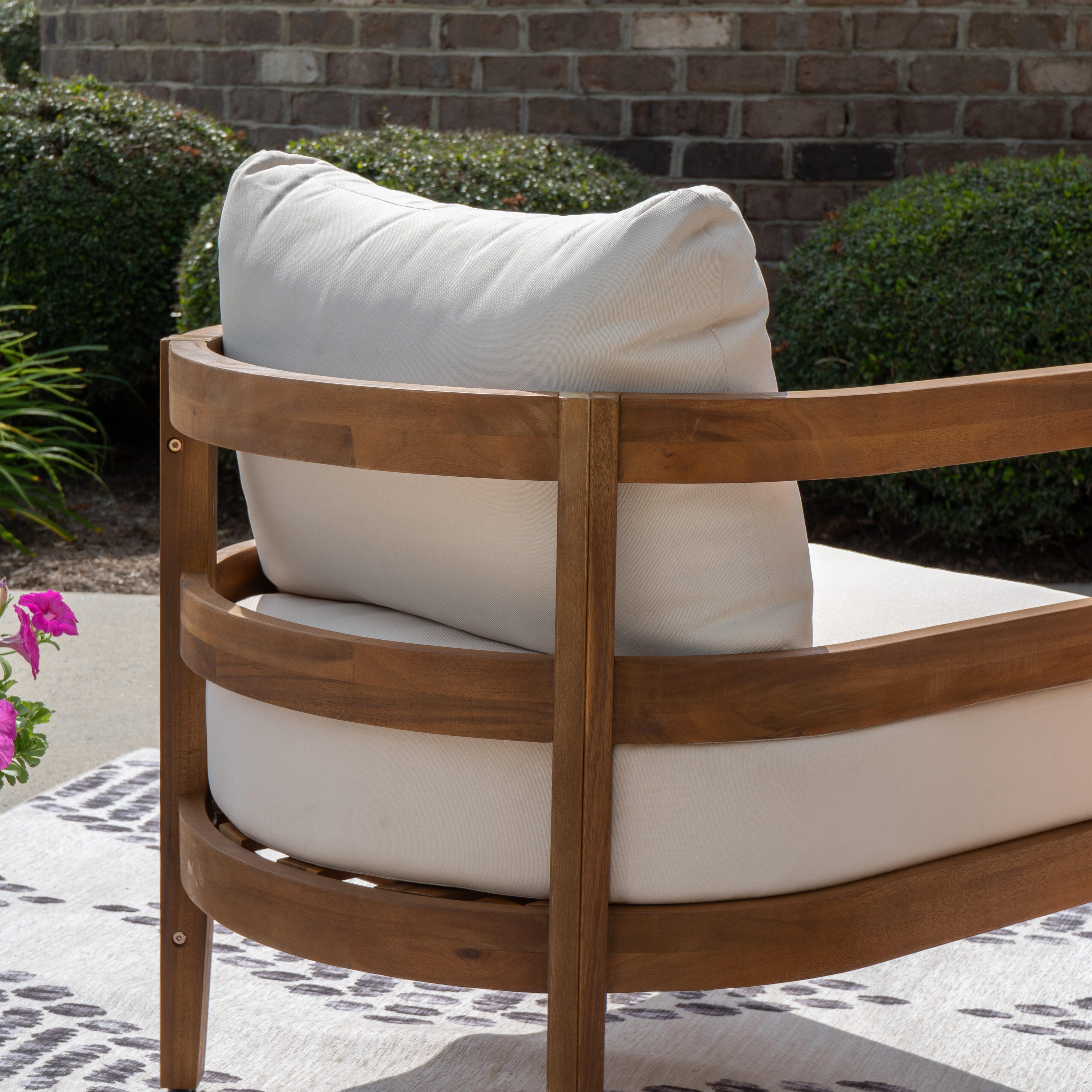 Linon Creston Outdoor Lounge Chair (Set of 2), , large