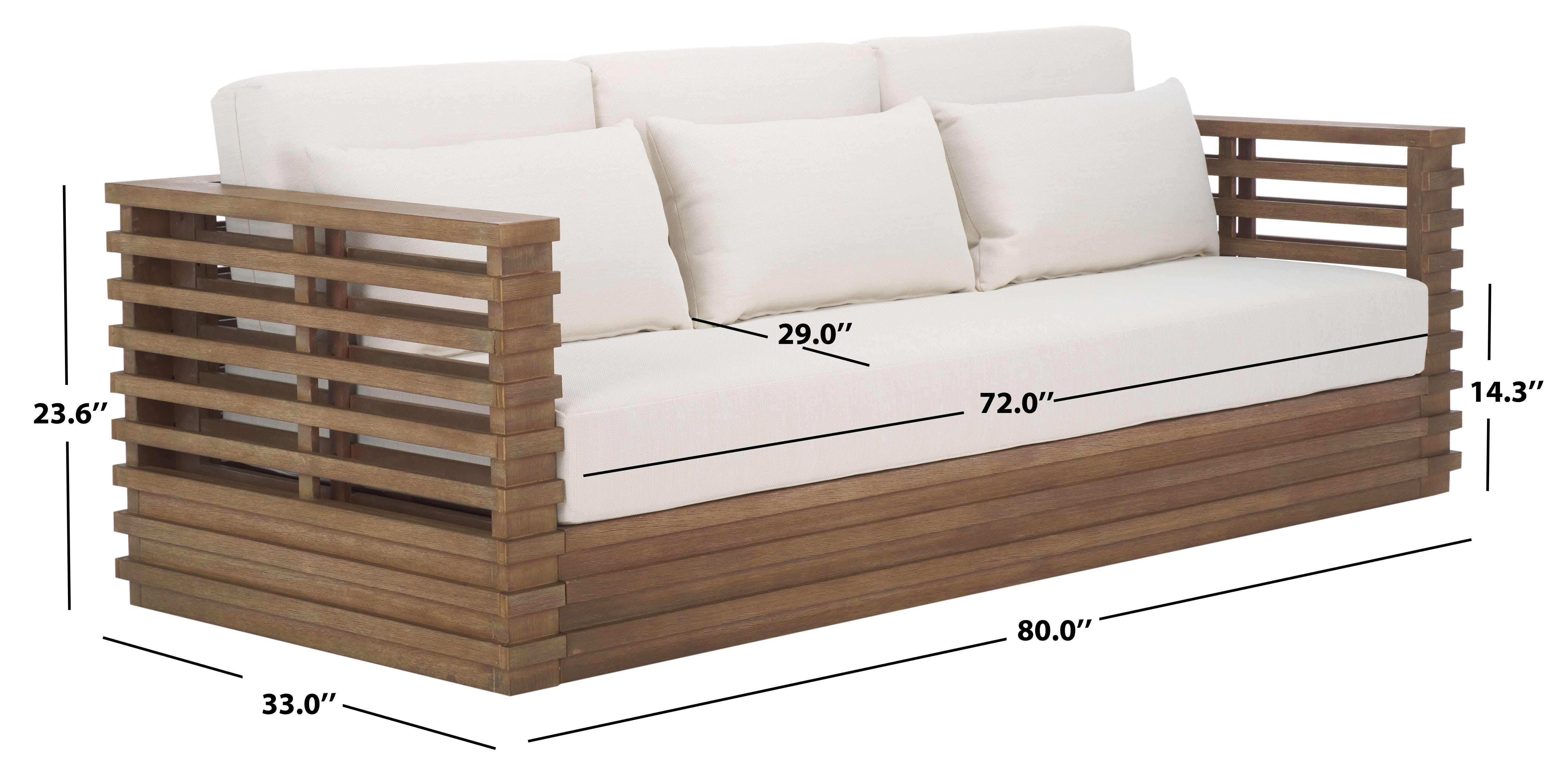 Safavieh Tortuga Outdoor Sofa, , large