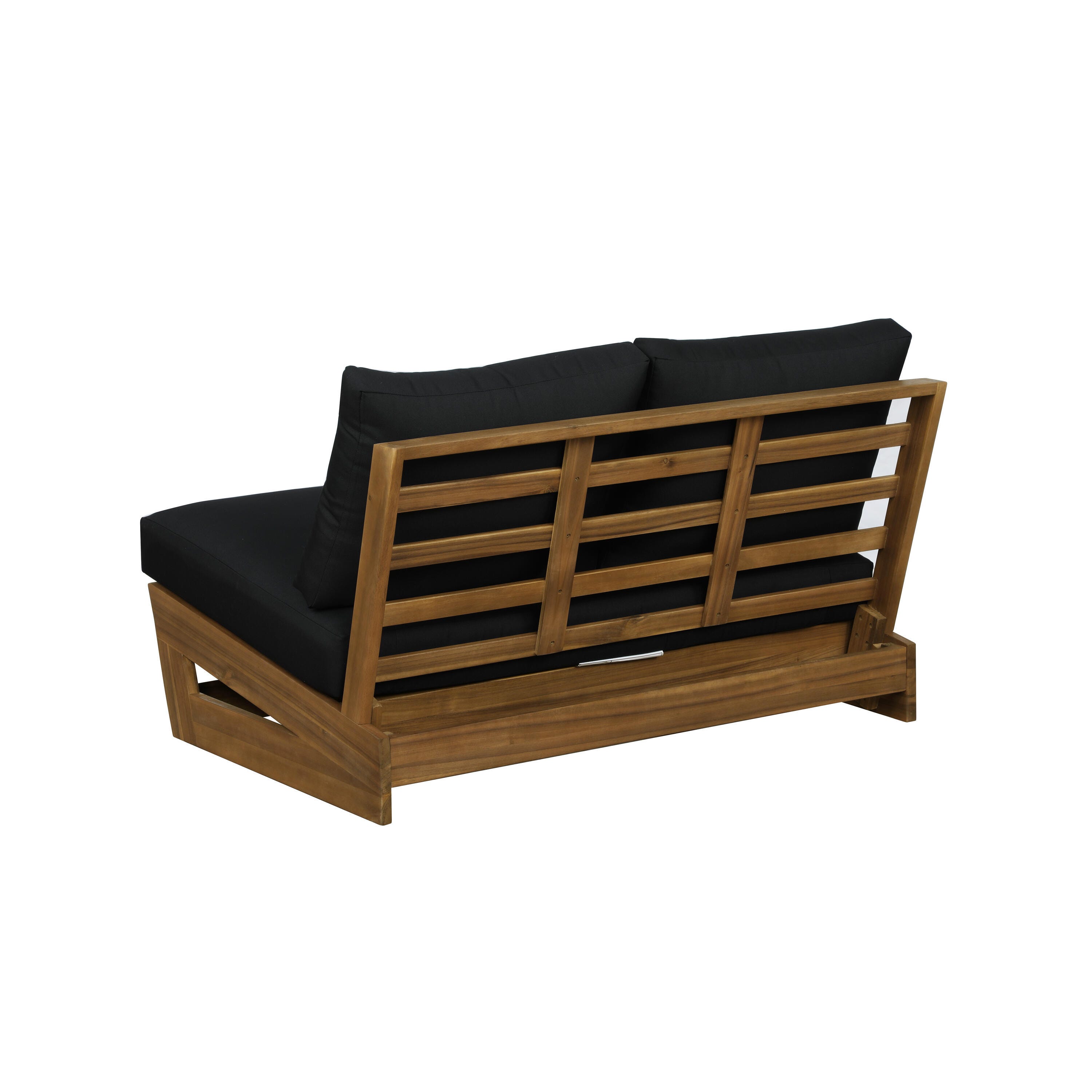 Linon Carmel Outdoor Conversation Set, Brown/Black, large