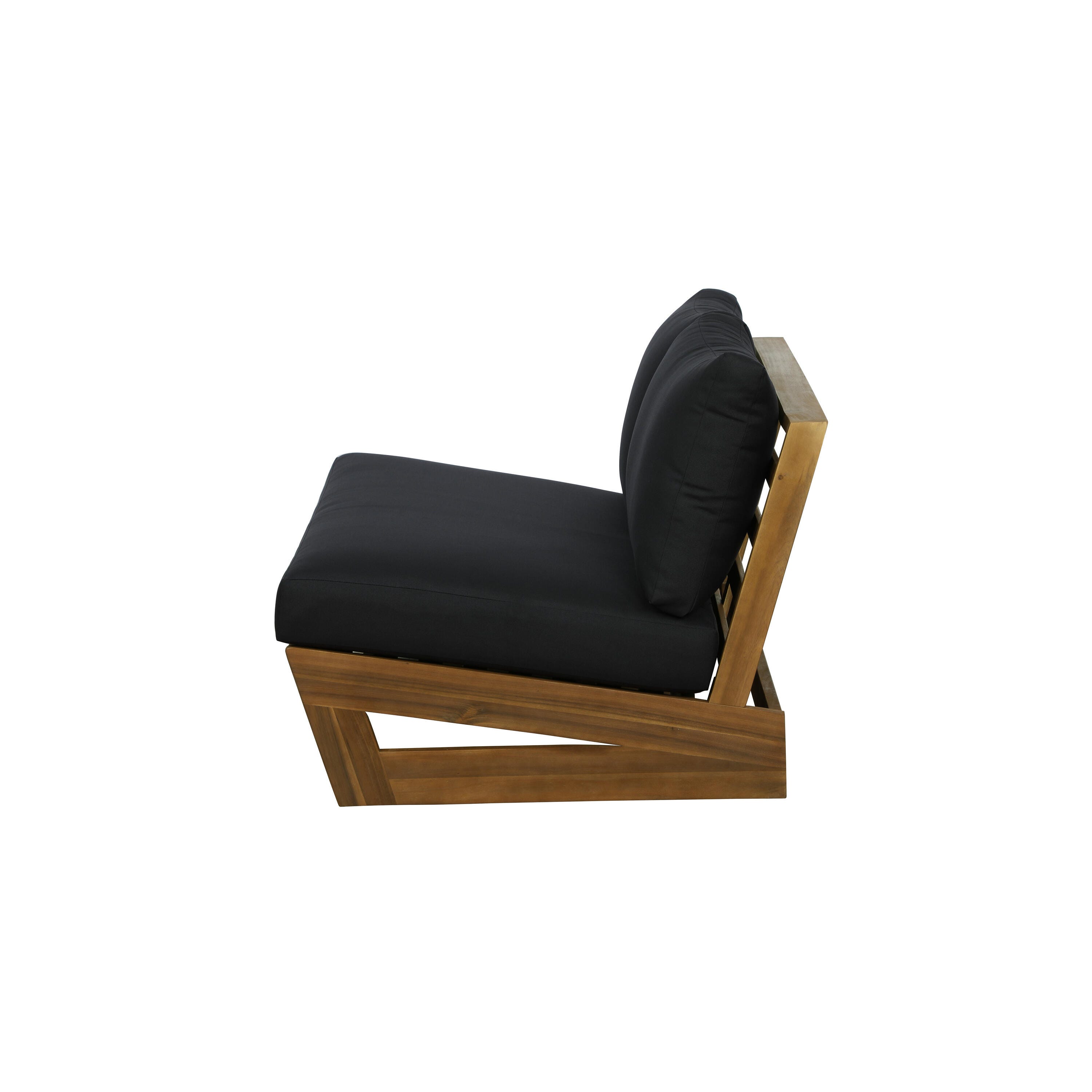 Linon Carmel Outdoor Conversation Set, Brown/Black, large