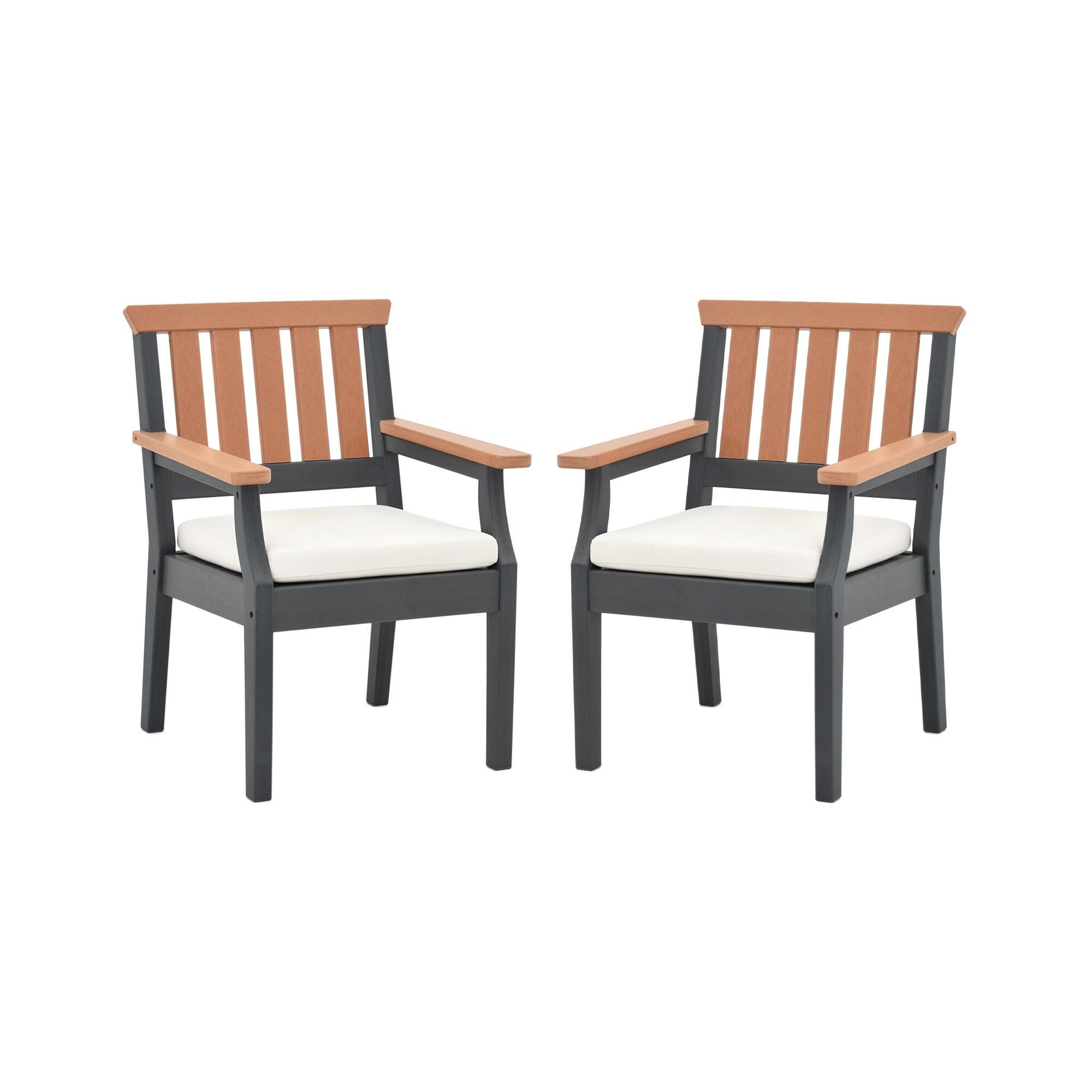 A-Eco Living Outdoor Dining Chair (Set of 2), , large