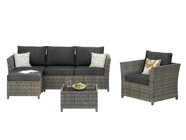 HOMLUX 6-Piece Modular Outdoor Sectional Set