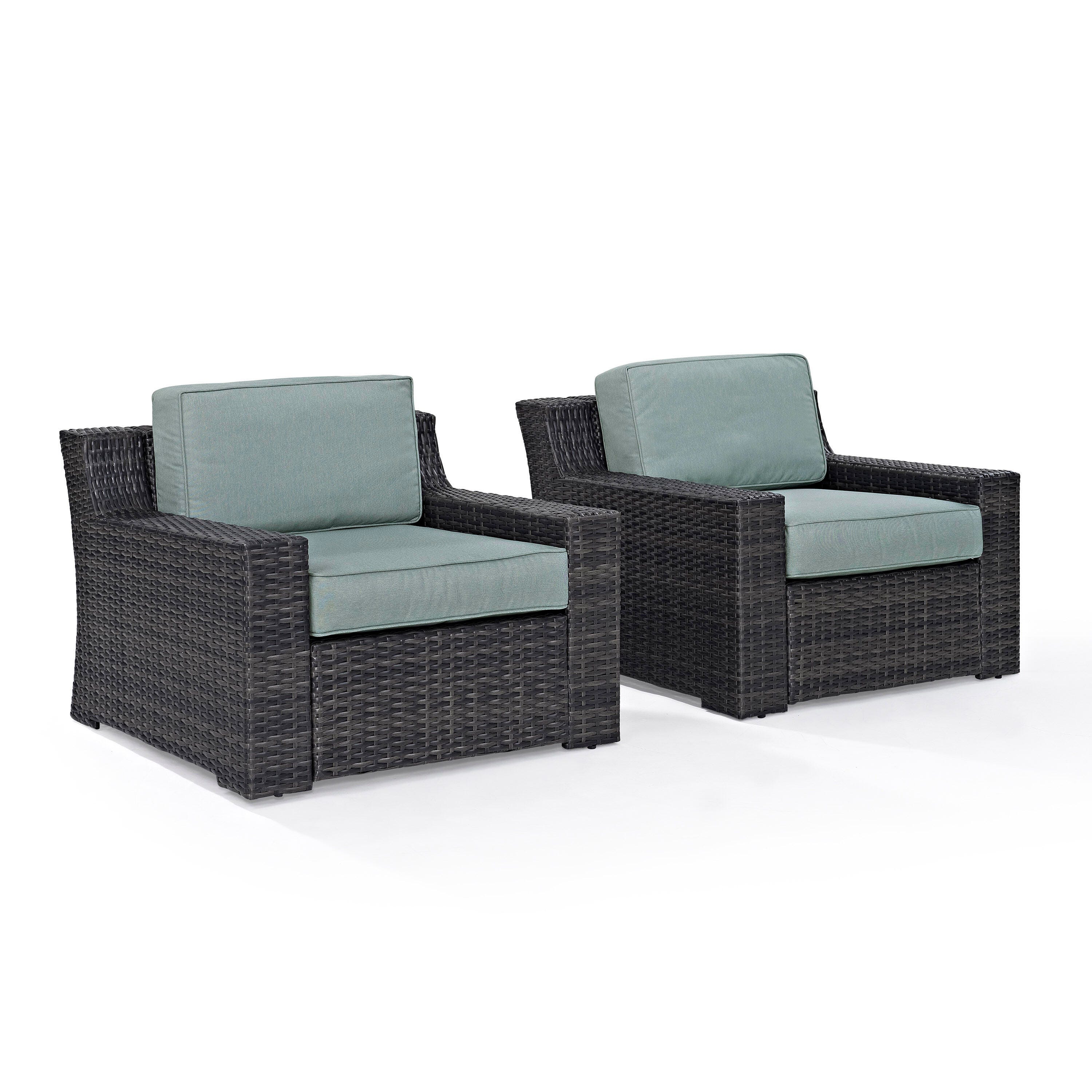 Beaufort 2Pc Outdoor Wicker Chair Set, , large