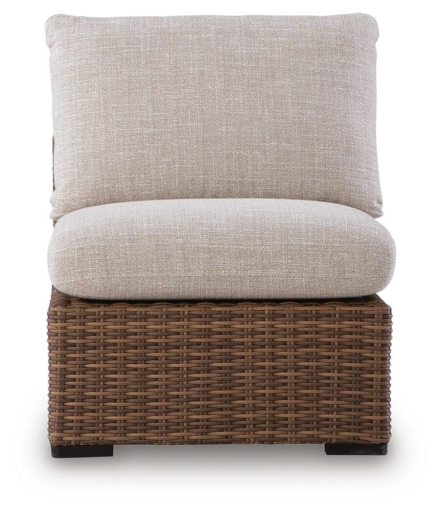 Dolan Creek Outdoor Armless Chair with Cushion - image 3