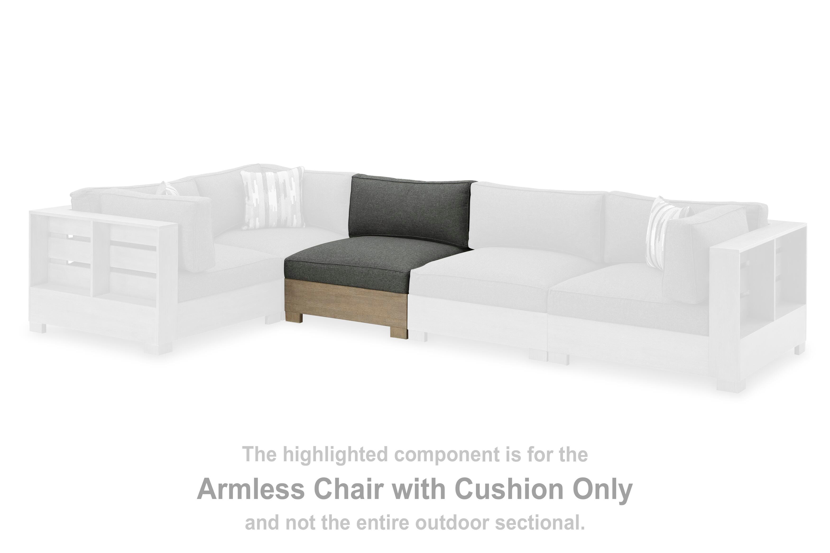 Citrine Park Armless Chair with Cushion - image 2