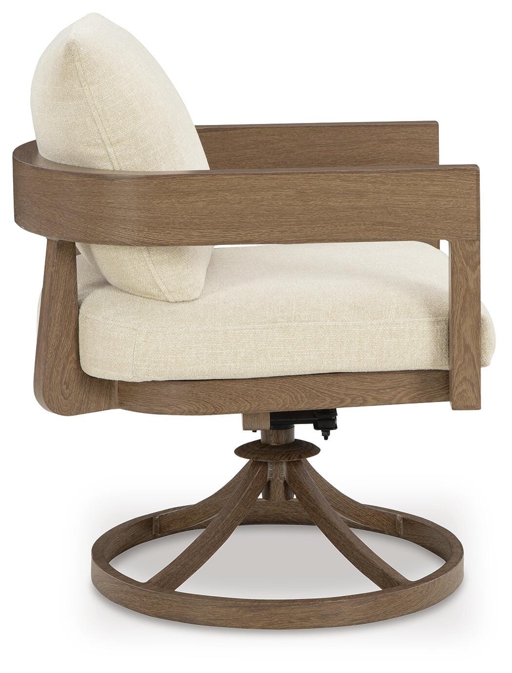 Serene Bay Outdoor Swivel Dining Chair with Cushion (Set of 2) - image 6