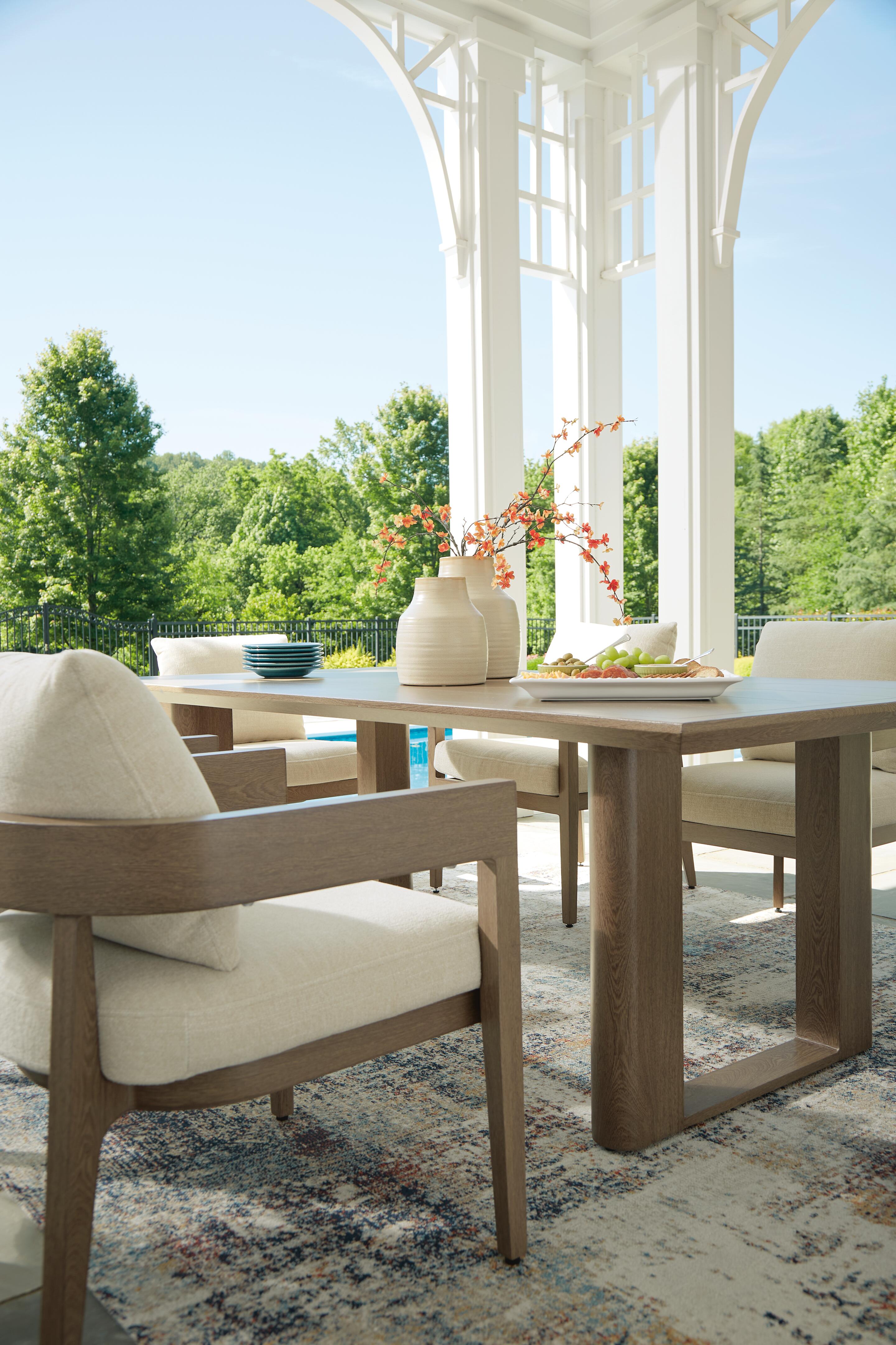 Serene Bay Outdoor Dining Table and 4 Chairs, , large
